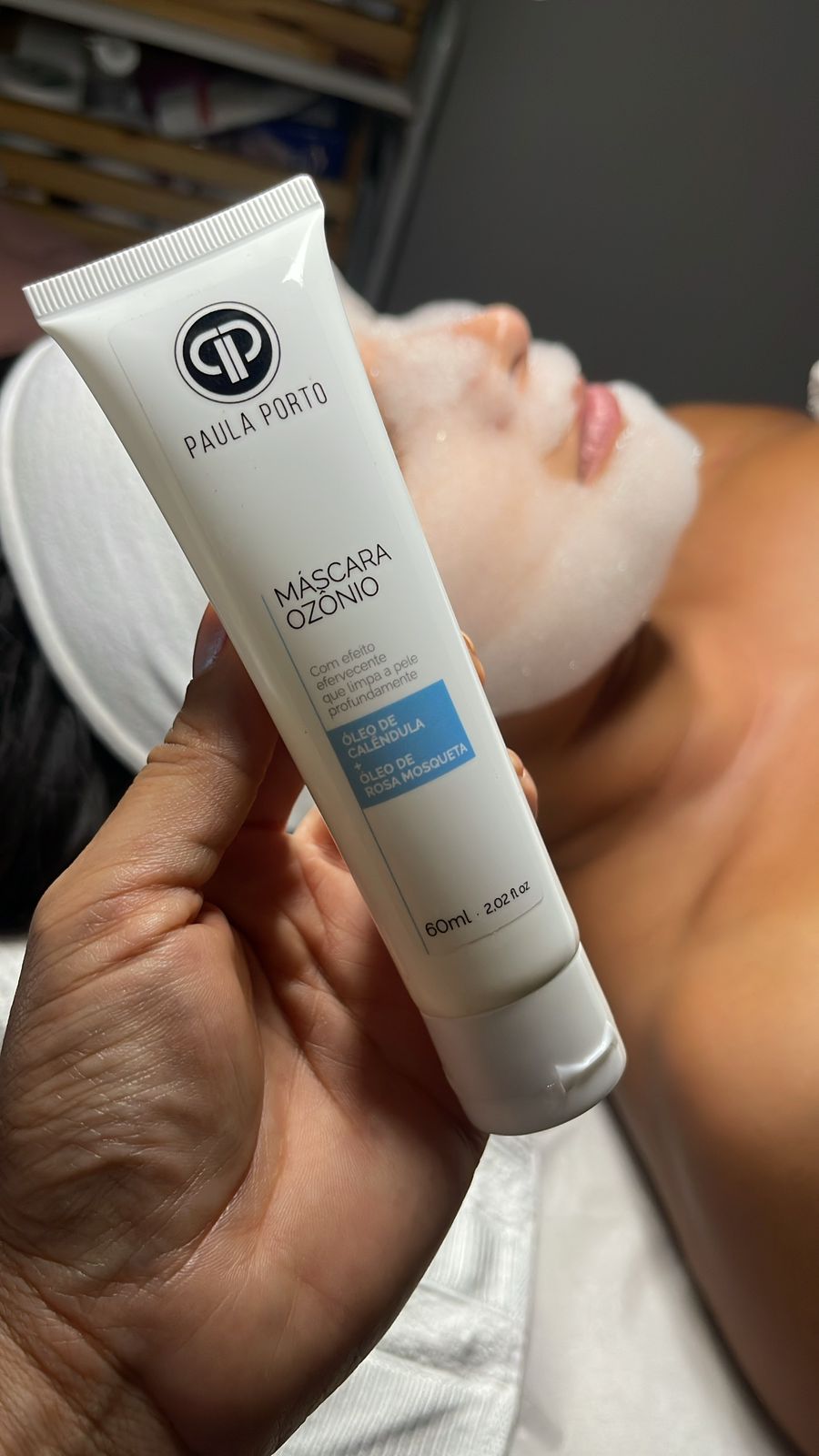 Kit Máscara Buble Ozônio + Serum Ozônio - PAULA PORTO COSMÉTICOS