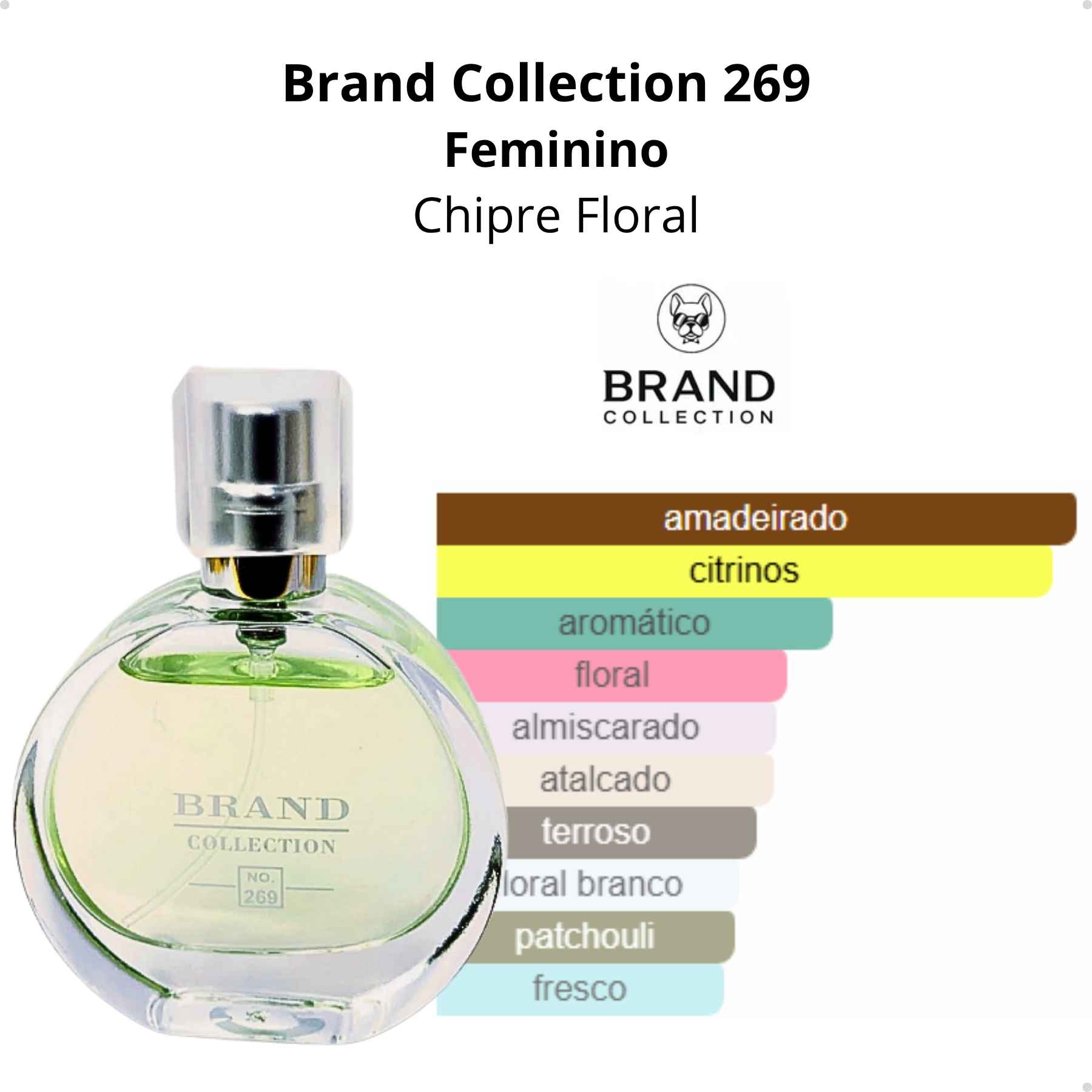 Brand Collection 269 - Chanel chance eau Frauche - Feminino - 25ml
