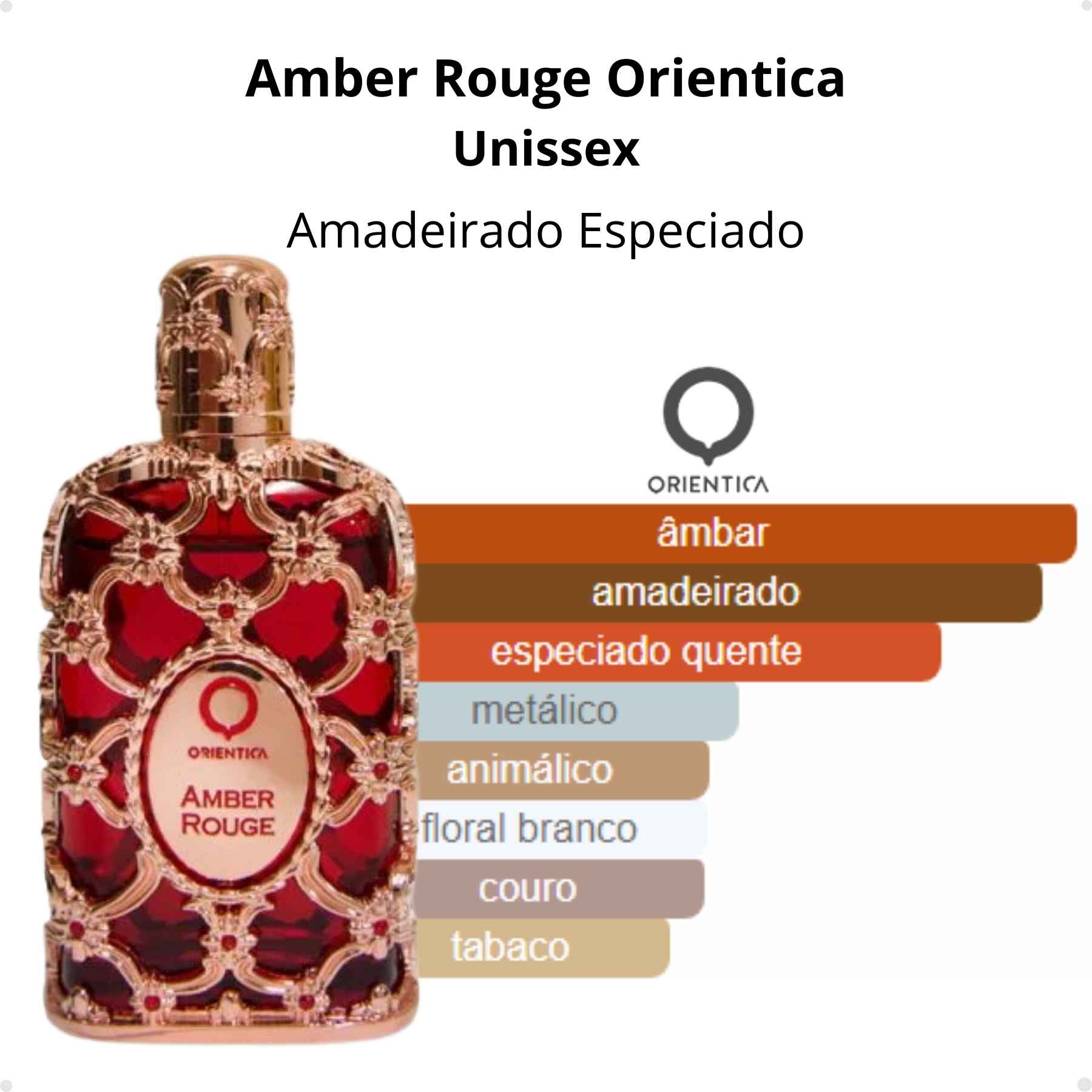 Perfume Arabe Orientica Luxury Collection Amber Rouge EDP 80ml