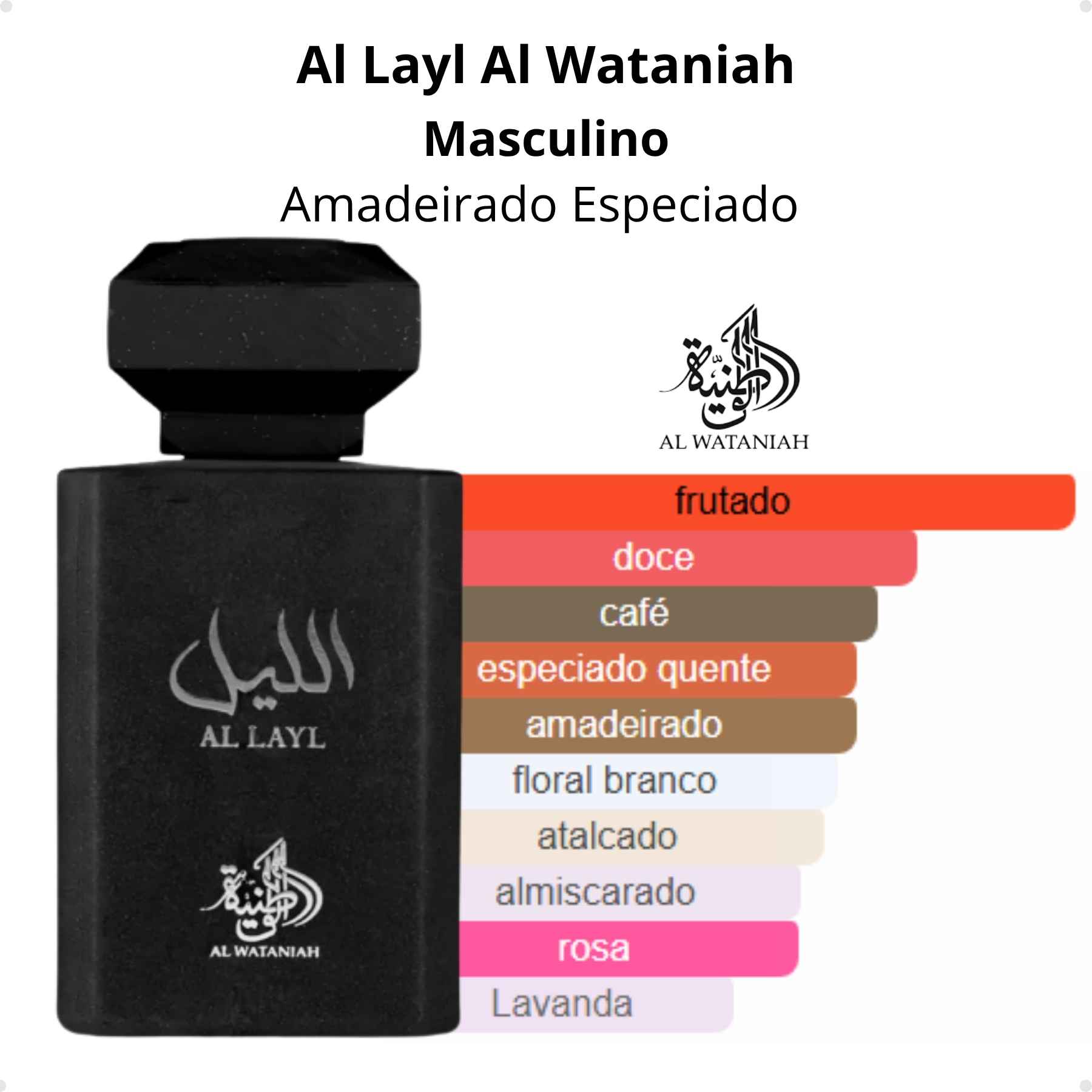 AL LAYL 100ml 香水 Al Wataniah Perfume Arabe Al Wataniah Al Layl EDP 100ml Masculino - Brand