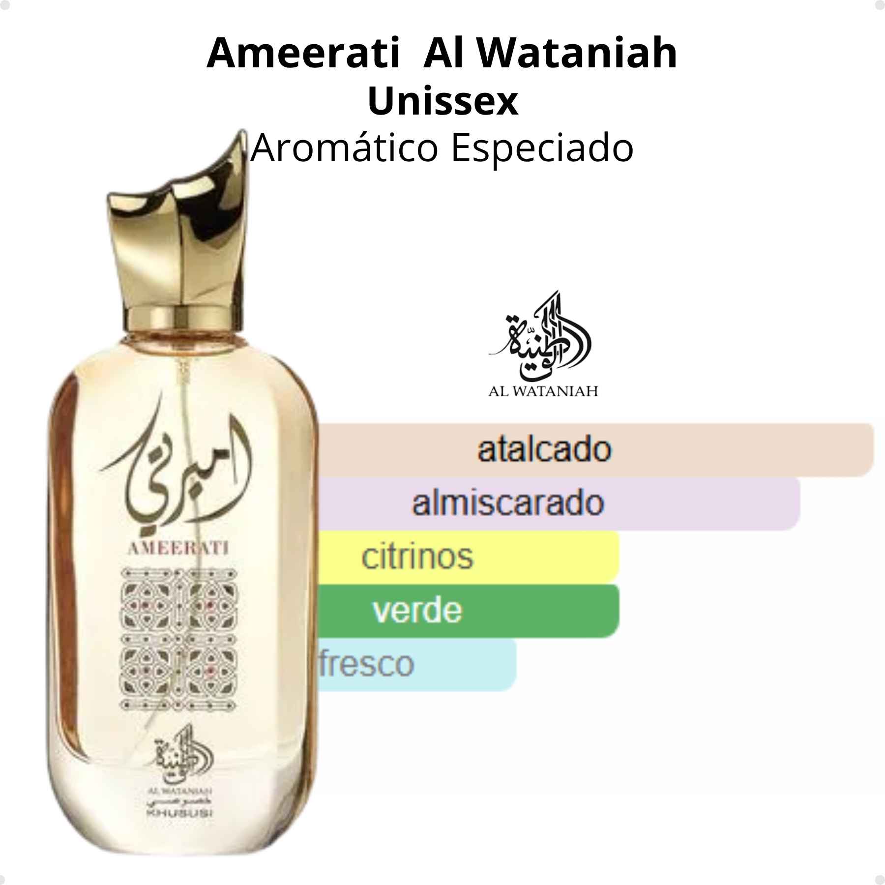Perfume Arabe Al Wataniah Ameerati EDP 100ml Feminino - Brand