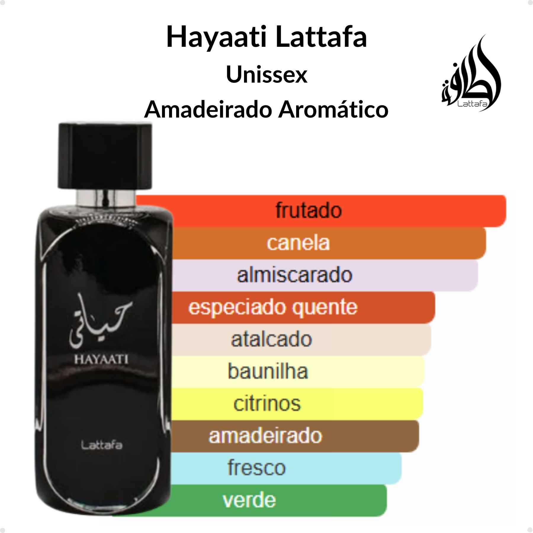 Perfume Arabe Lattafa Hayaati EDP 100ml Unissex - Brand Collection