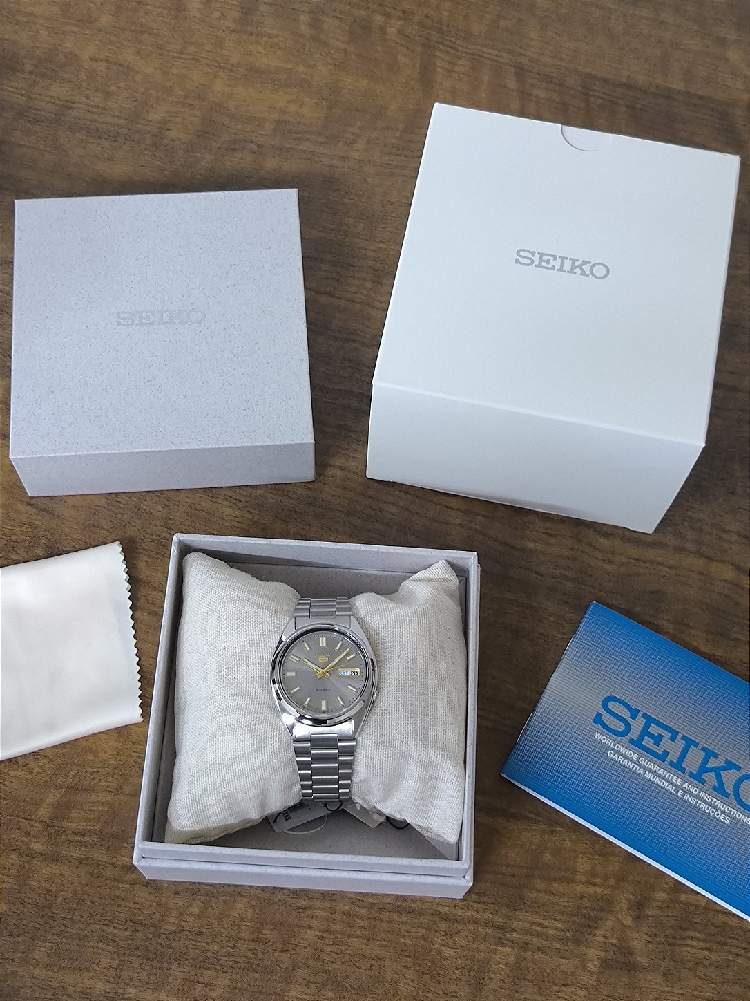 Relógio Seiko 5 Automático SNXS75B1 – Relojoaria São Paulo