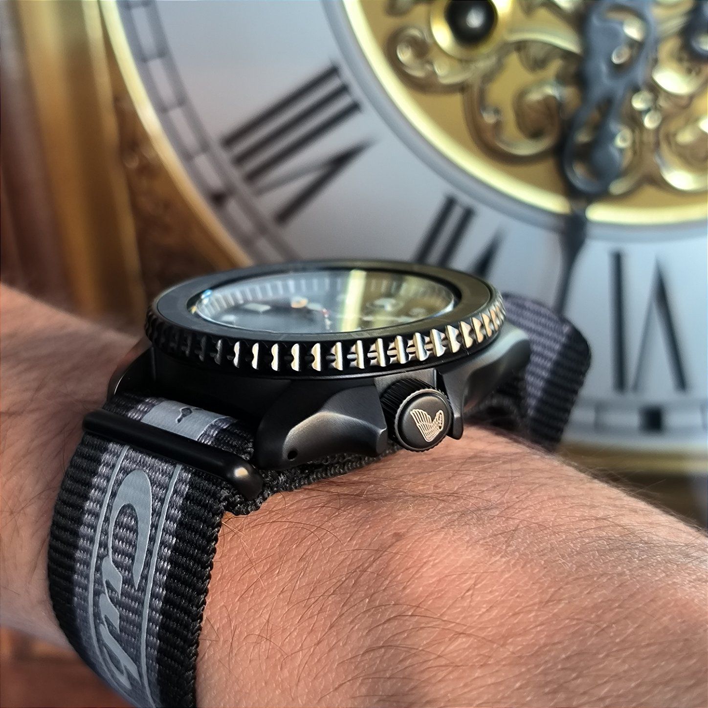 バイク SEIKO5 Relógio Seiko 5 Sports SRPJ75B1 Honda Super Cub Edição Limitada