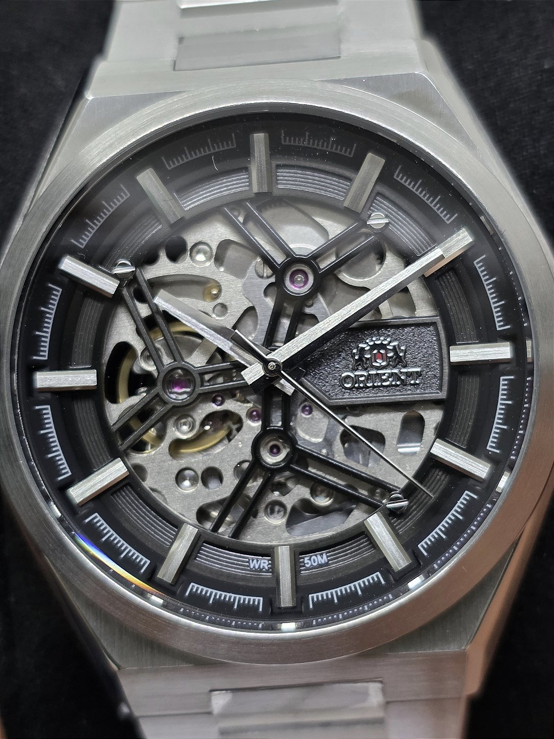 Relógio Orient NH7SS004 G1SX Automático Skeleton Original