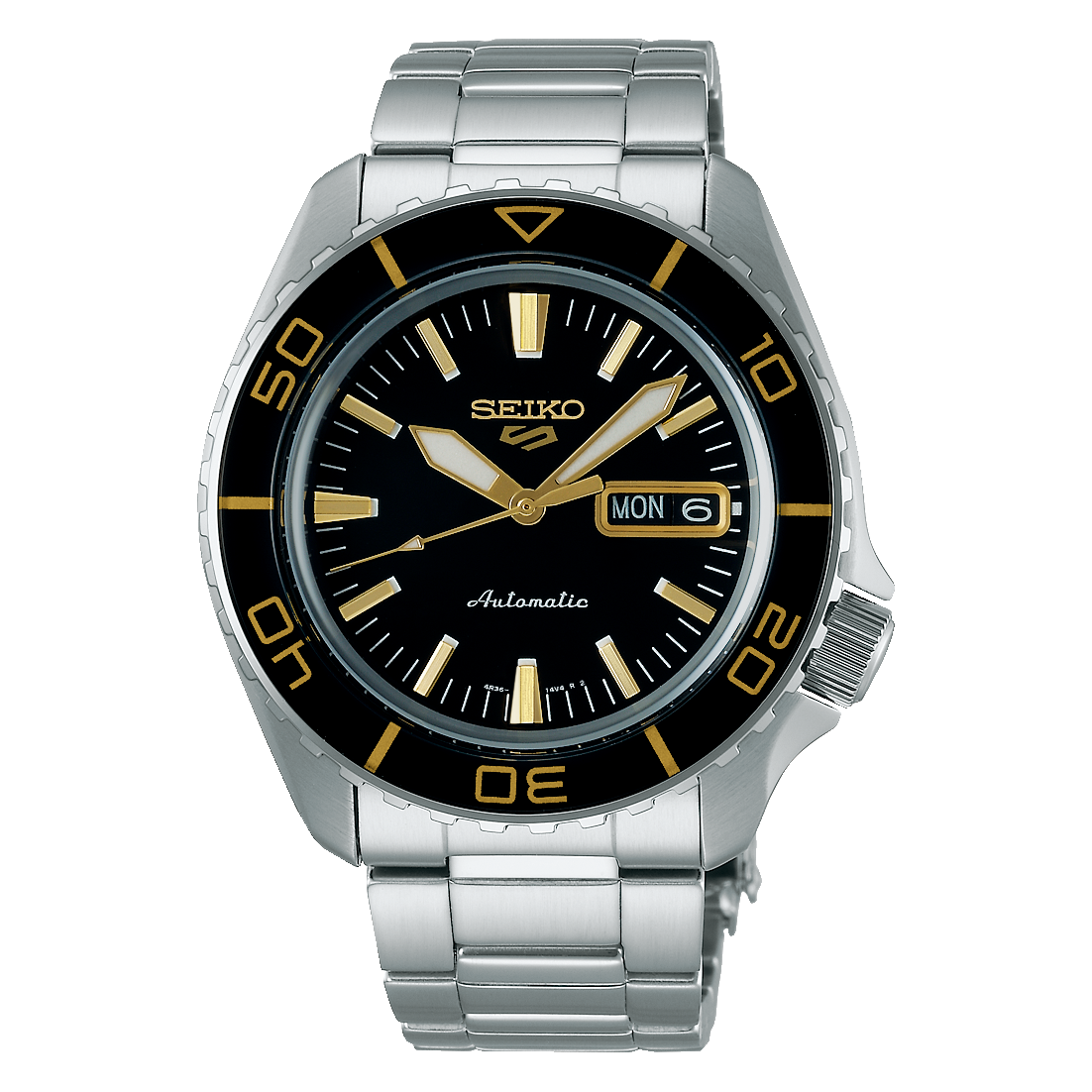 Relógio Seiko 5 Sports SRPK99B1 55 Fathoms Preto - Relojoaria São