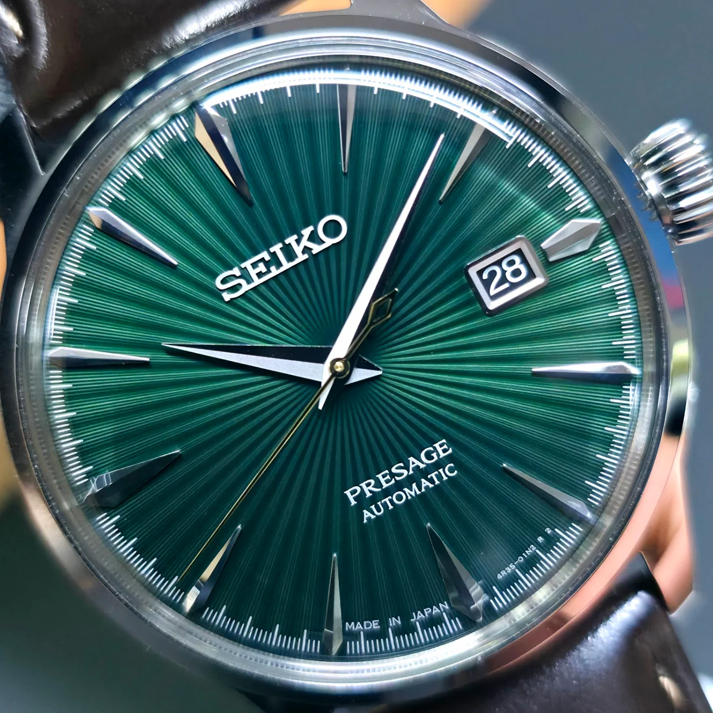 Relógio Seiko Presage Cocktail Time SRPD37J1 Mockingbird
