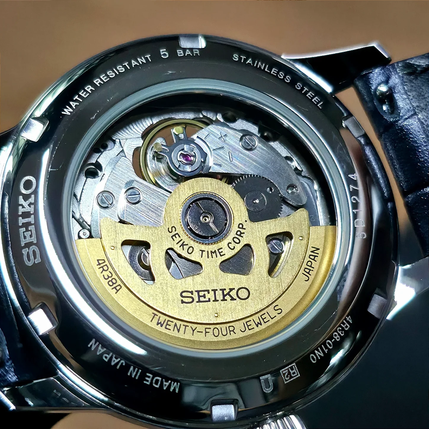 Relógio Seiko Presage Cocktail Time SSA405J1 Blue Moon Open Heart
