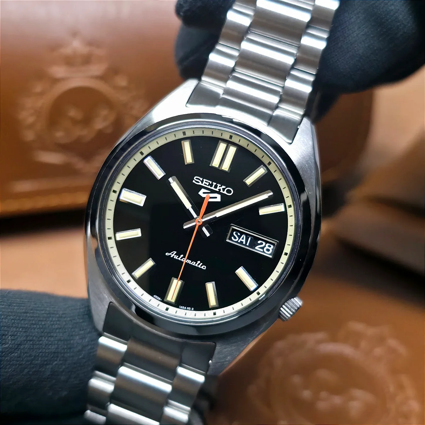 腕時計 SEIKO 5sports×JOURNAL STANDARD Limited Model SBSA189 BLACK 
