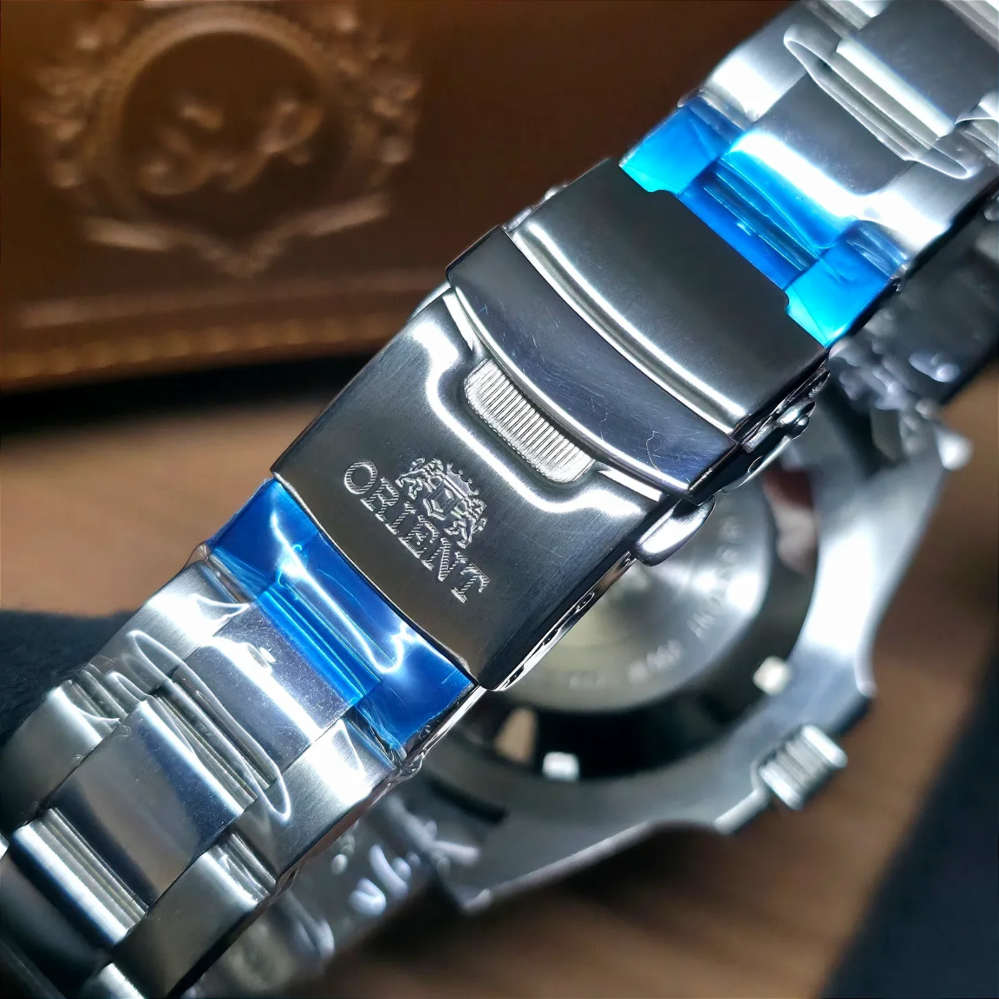 Relógio Orient Submariner F49SS026NH Pepsi Azul - Relojoaria São