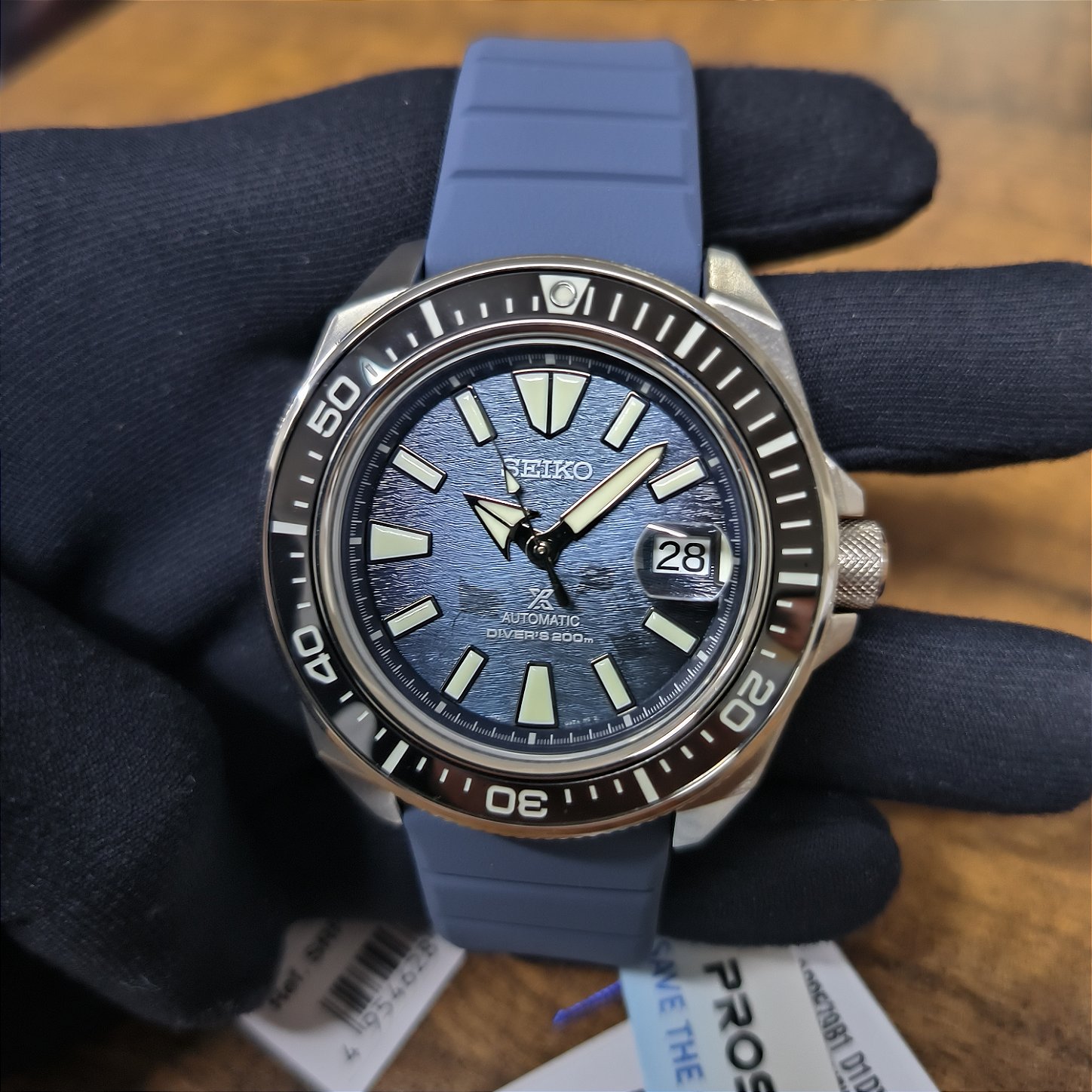 Relógio Seiko Prospex King Samurai SRPF79B1 Dark Manta Ray
