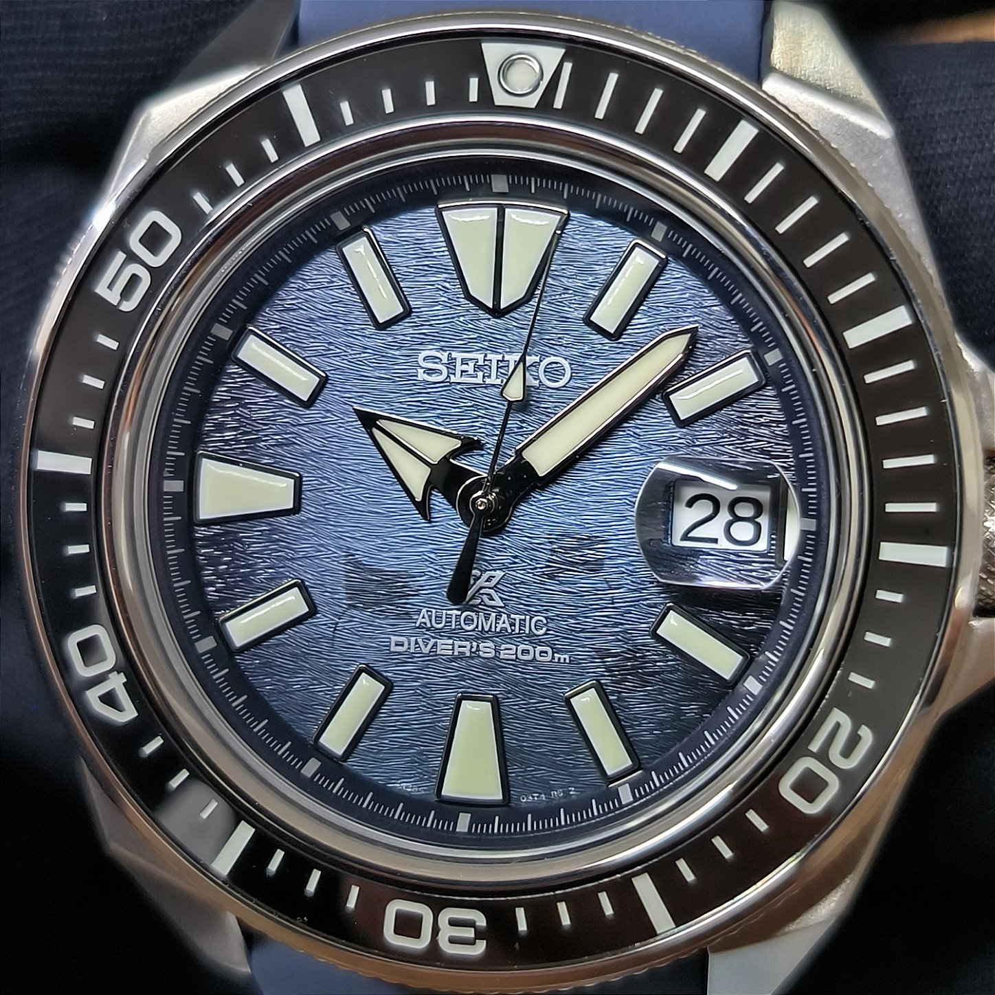 Relógio Seiko Prospex King Samurai SRPF79B1 Dark Manta Ray