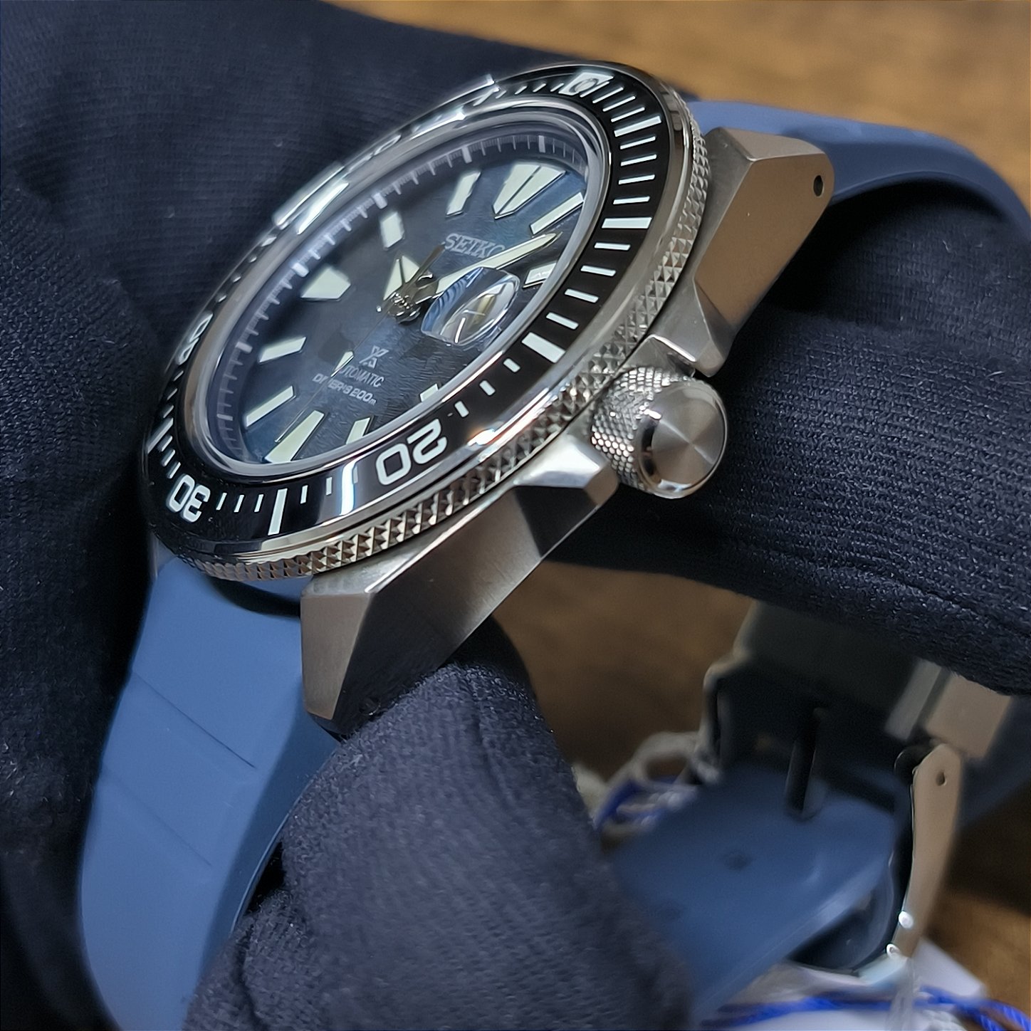 Relógio Seiko Prospex King Samurai SRPF79B1 Dark Manta Ray