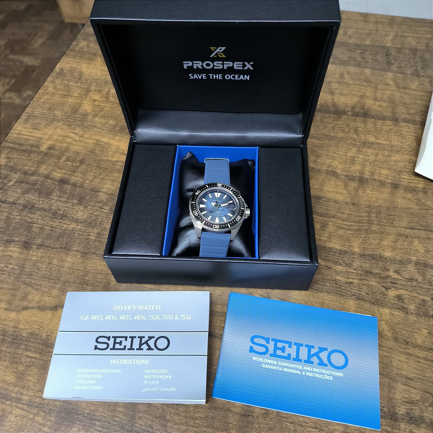Relógio Seiko Prospex King Samurai SRPF79B1 Dark Manta Ray