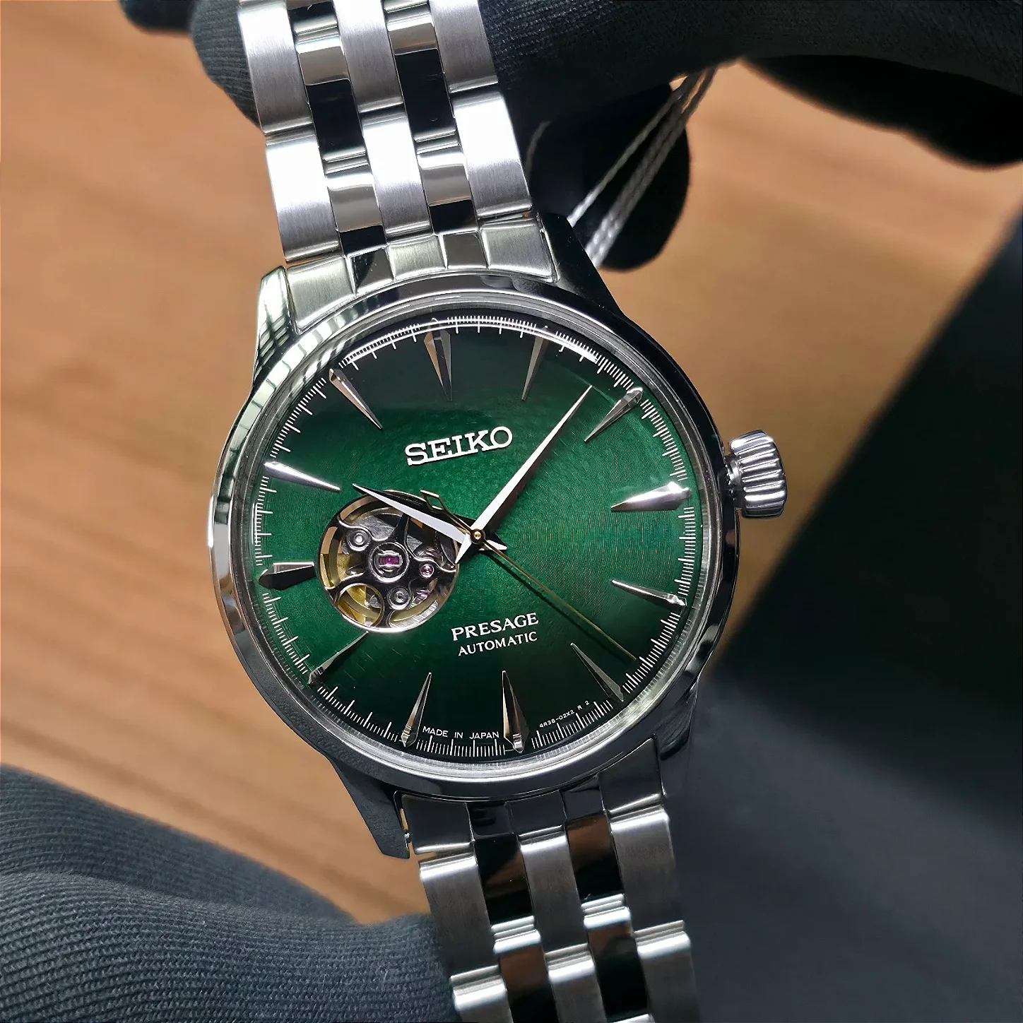 Relógio Seiko Presage Cocktail Time SSA441J1 Grasshopper