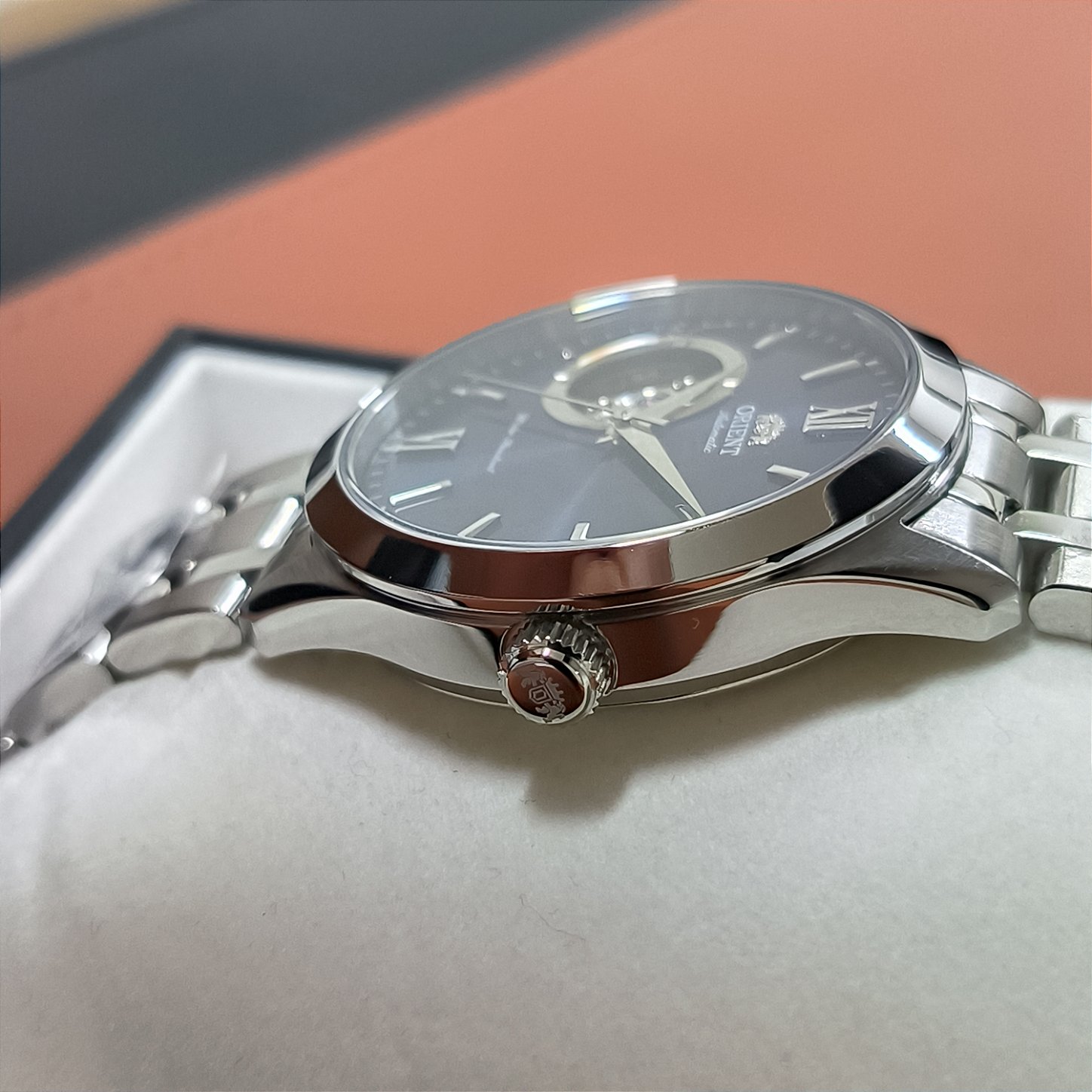 Relógio ORIENT Automático Open Heart Contemporary - TAG03001D0