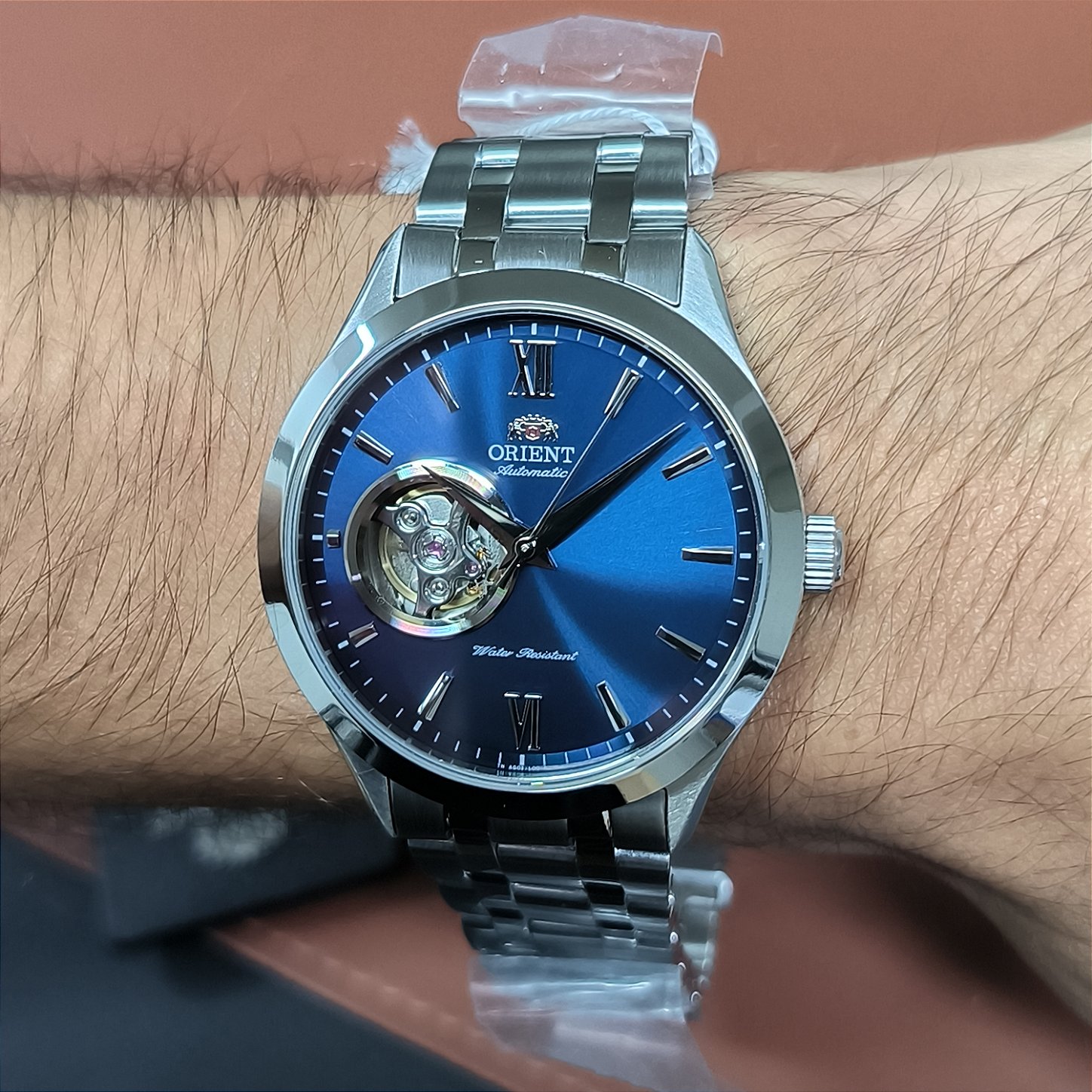 Relógio ORIENT Automático Open Heart Contemporary - TAG03001D0