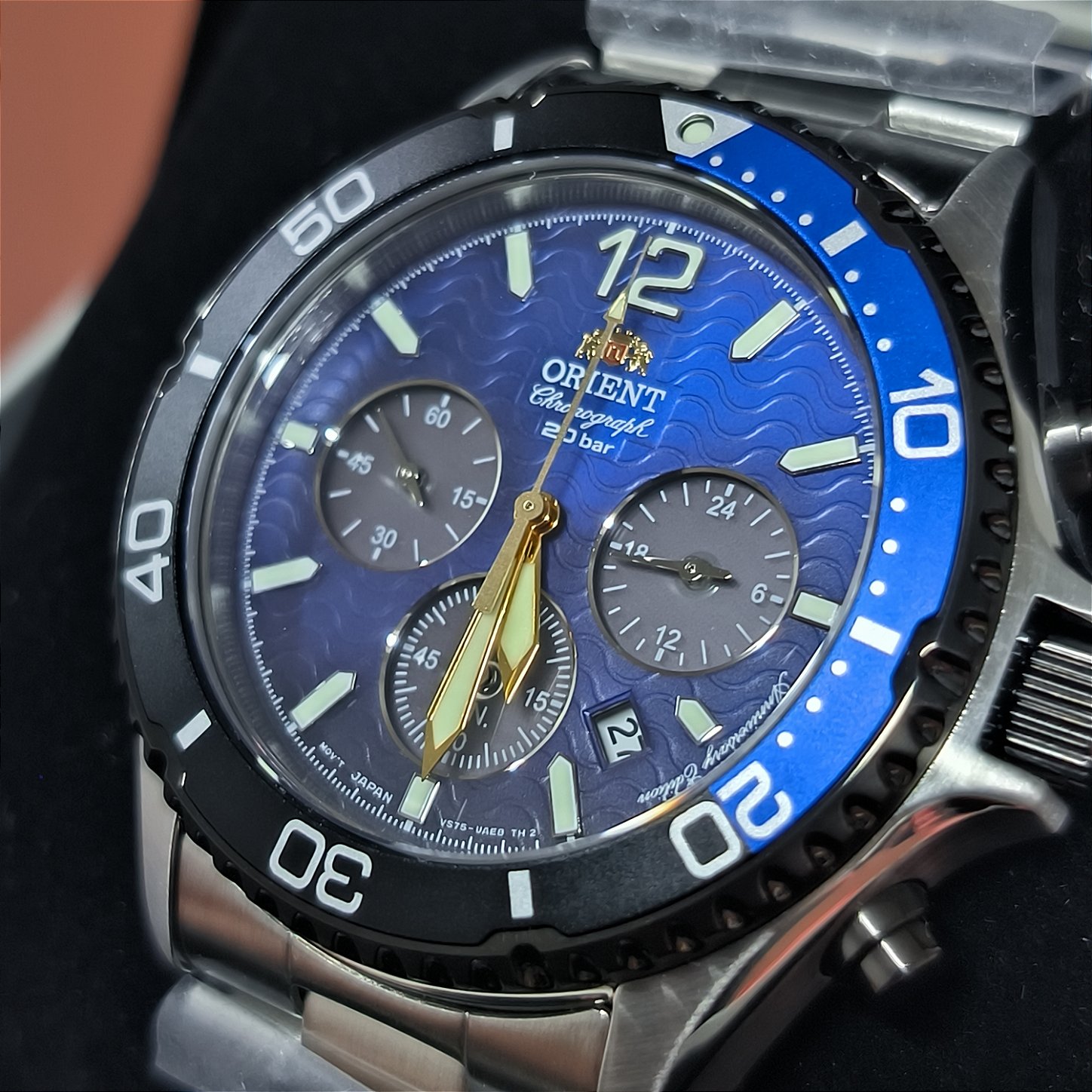 RA-TX0208L10B Orient Mako Solar Chronograph Limited Editon Férfi Karóra