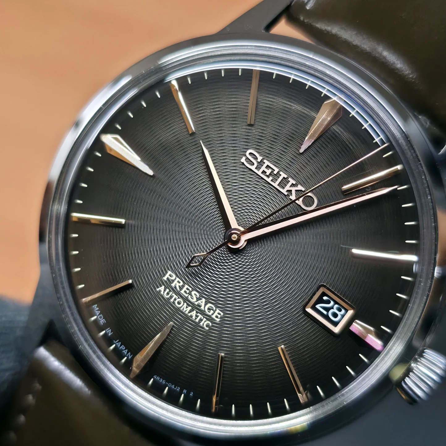 Relógio Seiko Presage Cocktail Time SRPJ17J1 Irish Coffee