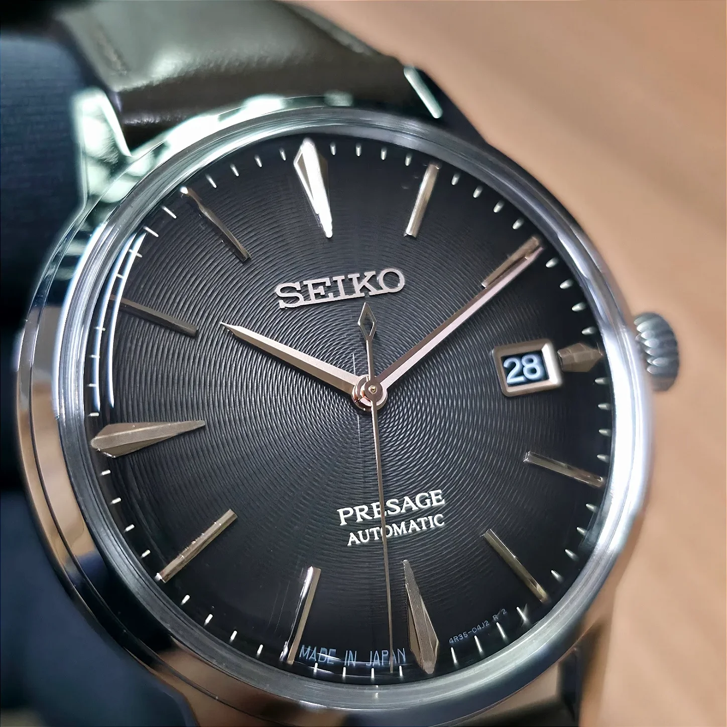 Relógio Seiko Presage Cocktail Time SRPJ17J1 Irish Coffee