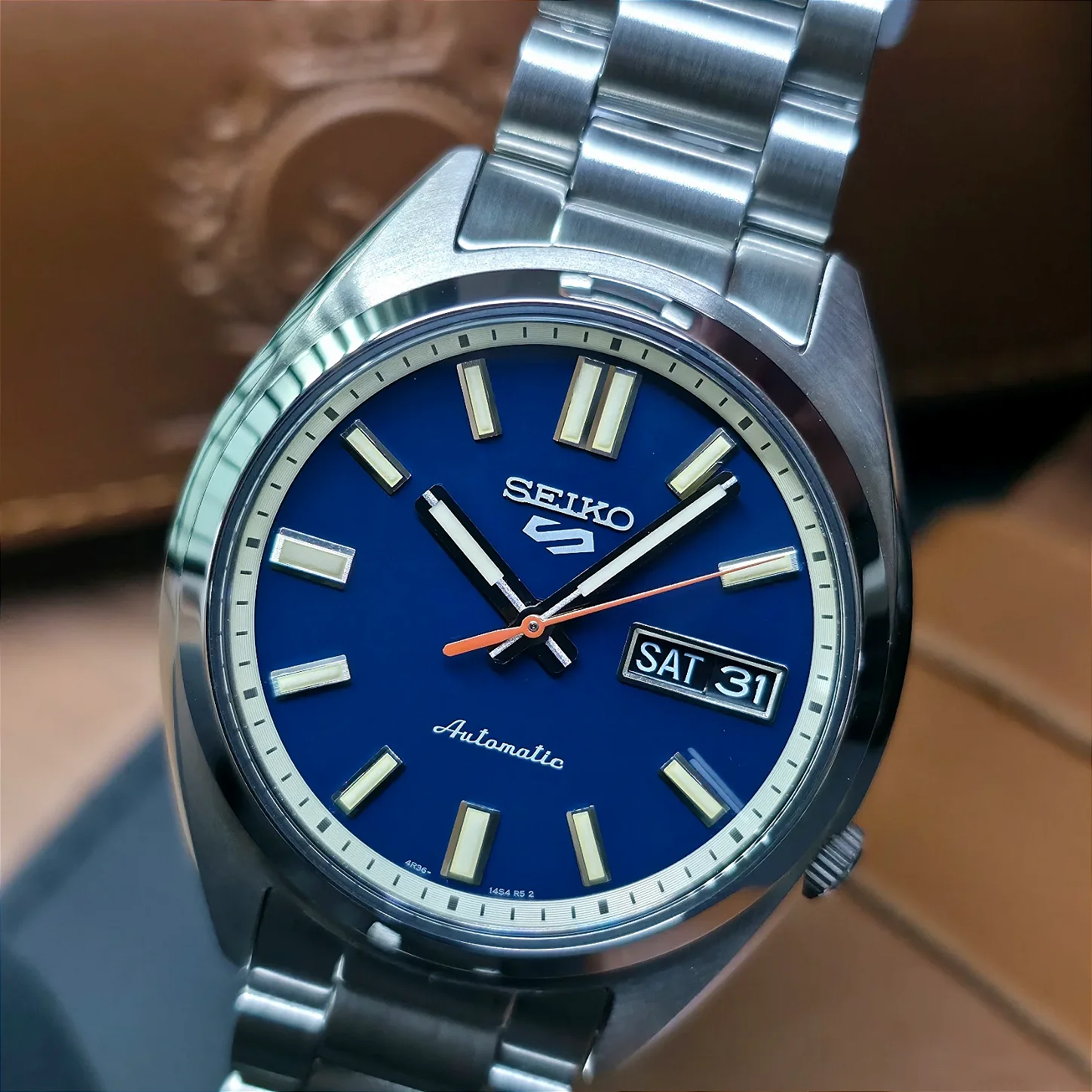 Relógio Seiko 5 Sports SRPK87B1 Azul Automático - Relojoaria São