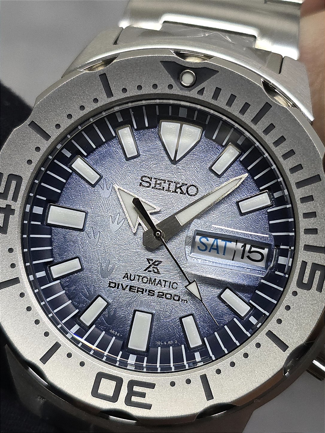 Relógio Seiko Prospex SRPG57 Monster Antartica Penguin