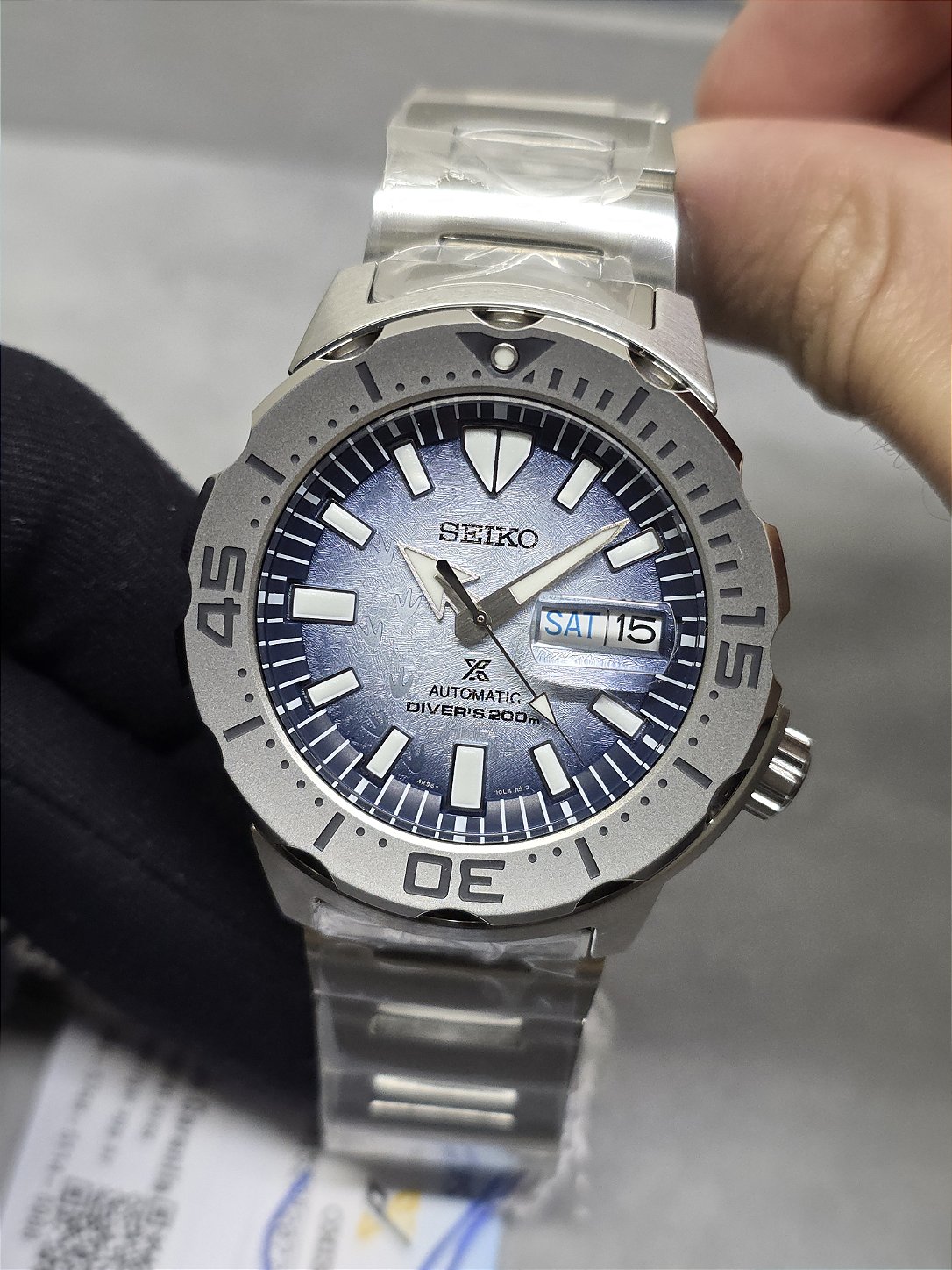 Relógio Seiko Prospex SRPG57 Monster Antartica Penguin