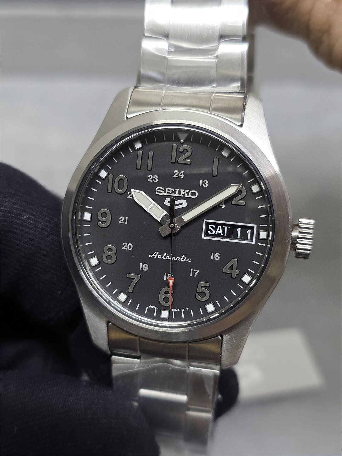 Relógio Seiko 5 Sports Midfield SRPJ81B1 Automático - Relojoaria