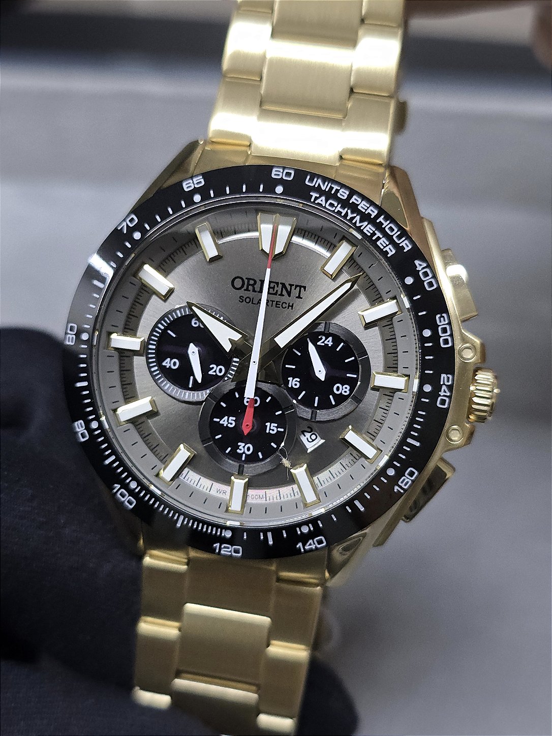 朔 Orient Solartech Neo Vintage MBSSC266 G1SX Preto - Relojoaria