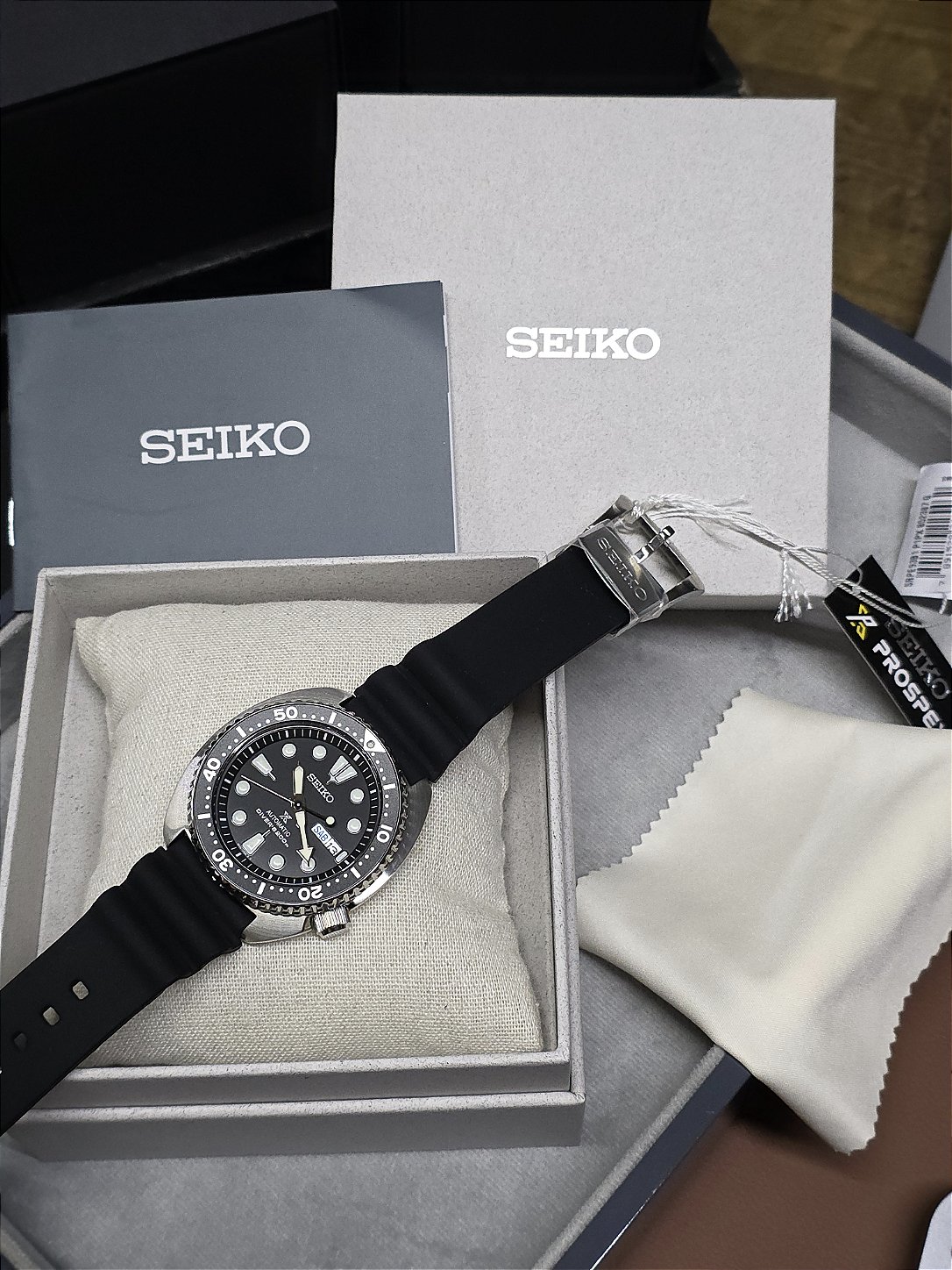 SEIKO サードダイバー SRPE93 Relógio Seiko Prospex Turtle Automático SRPE93 - Relojoaria São