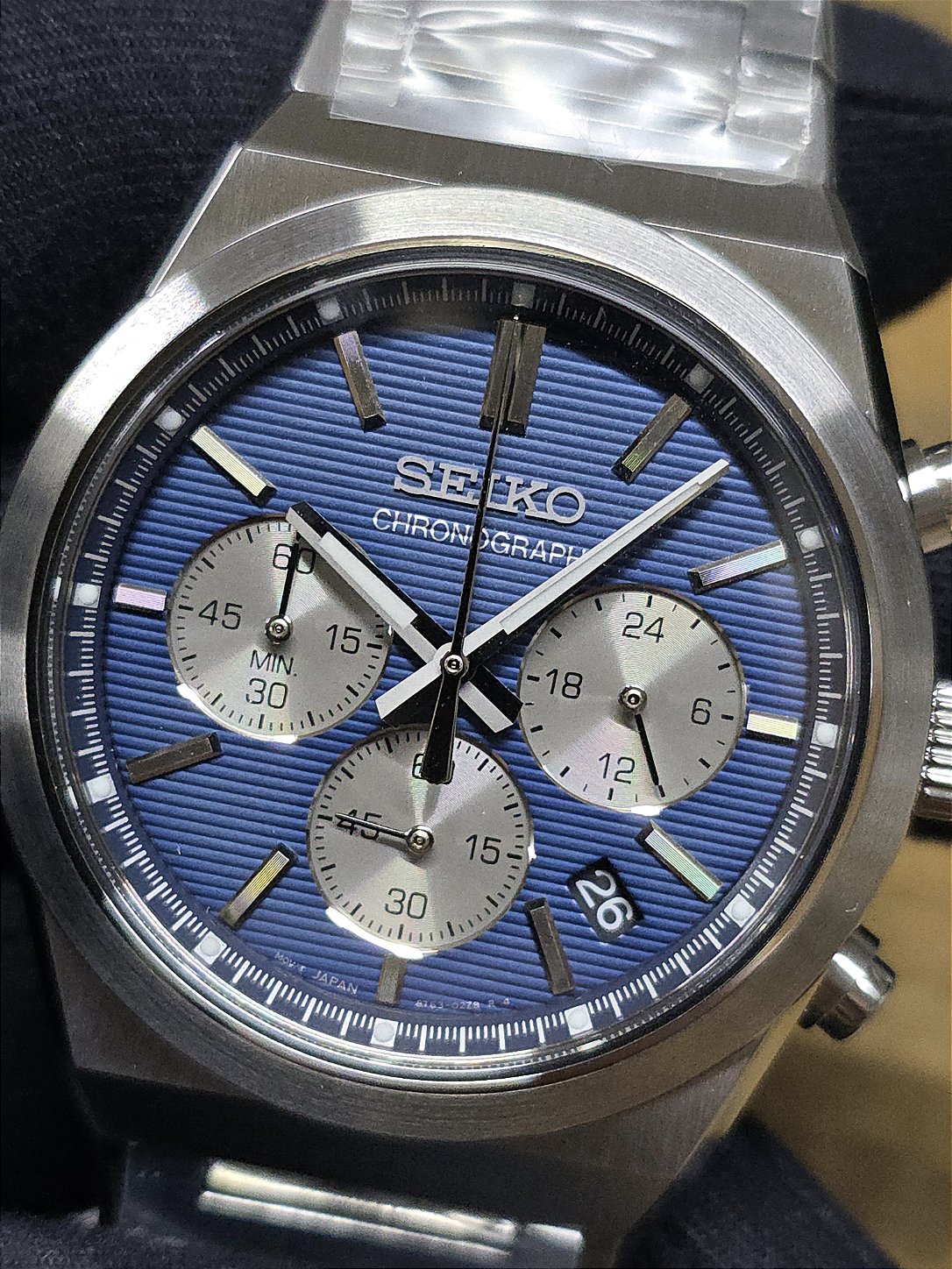 Relógio Seiko Cronografo SSB453 Azul Safira - Relojoaria São Paulo
