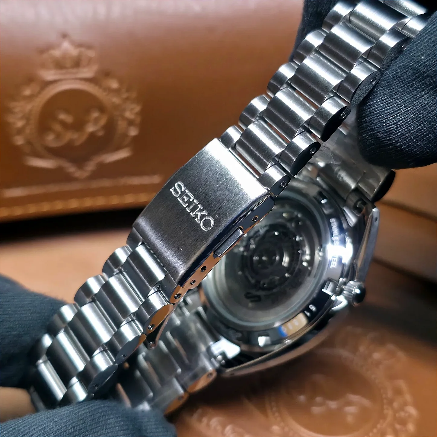 Relógio Seiko 5 Sports SRPL57B1 Green Tie Verde - Relojoaria São