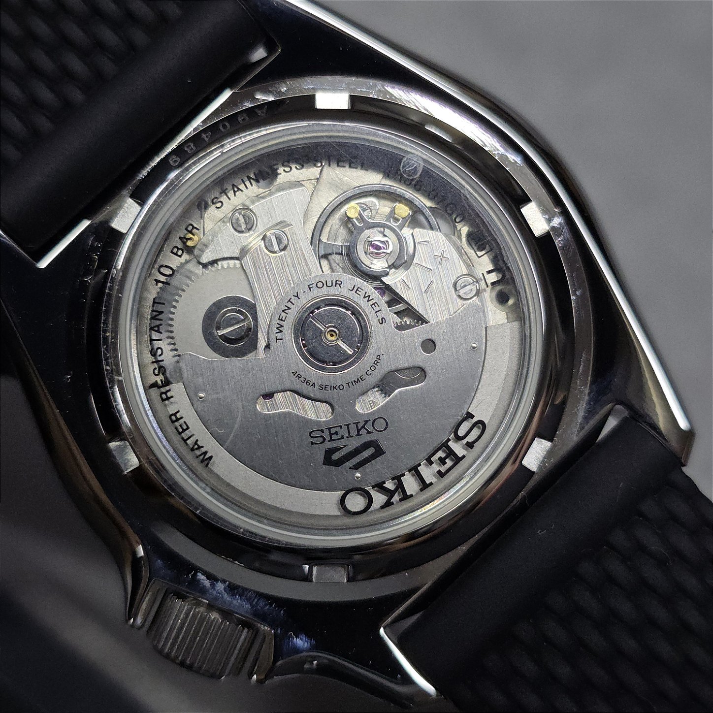 Relógio Seiko 5 Sports SRPD73K2 Automático Preto - Relojoaria São