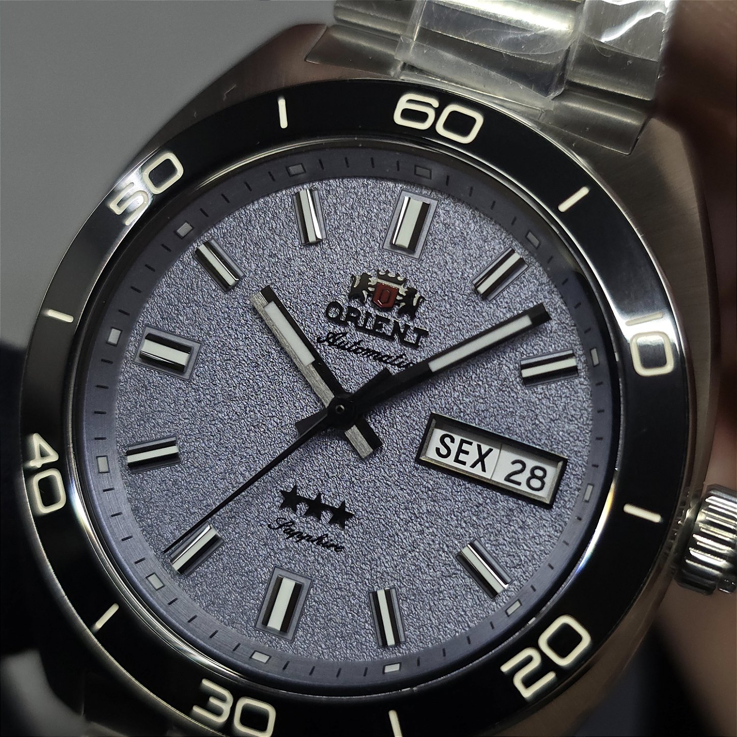 Relógio Orient 3 Estrelas Elegance YN6SS017 A1SX Lilás