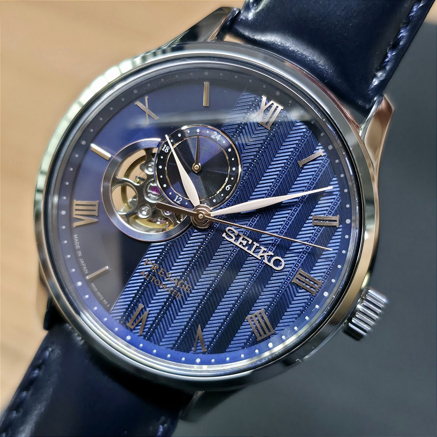 ヴ*ア様 SEIKO PRESAGE 自動巻き 腕時計 Relógio Seiko Presage Zen Garden SSA421J1 Sakura By Night
