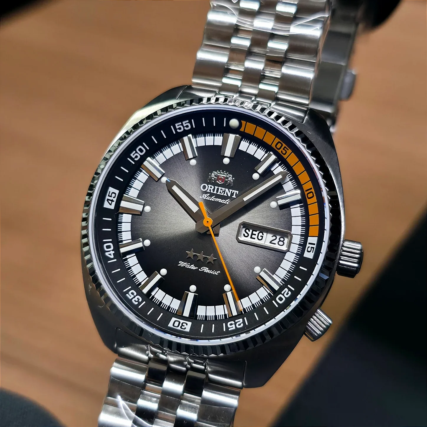 Relógio Orient King Diver YN6SS028 G1SX Grafite - Relojoaria São
