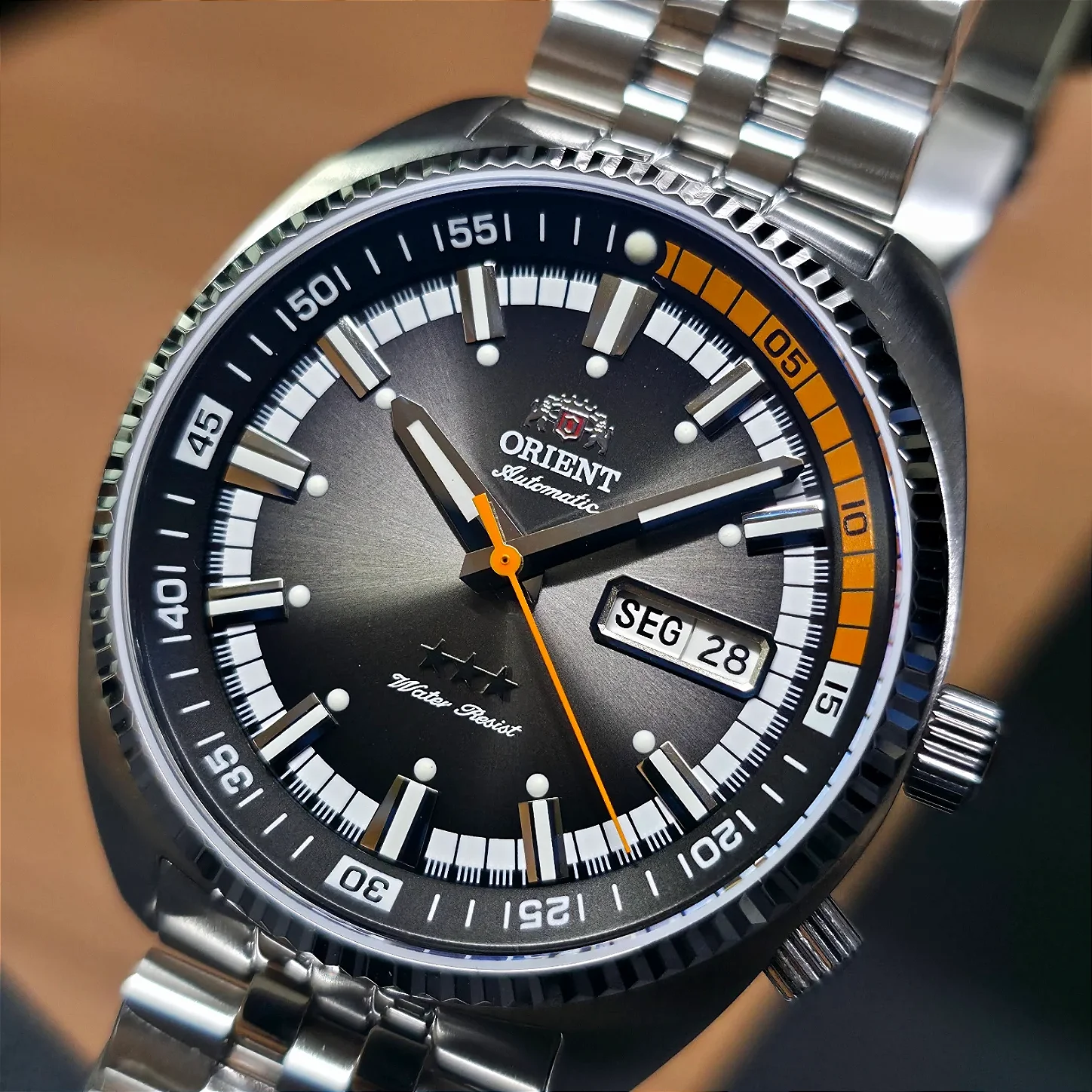 Relógio Orient King Diver YN6SS028 G1SX Grafite - Relojoaria São