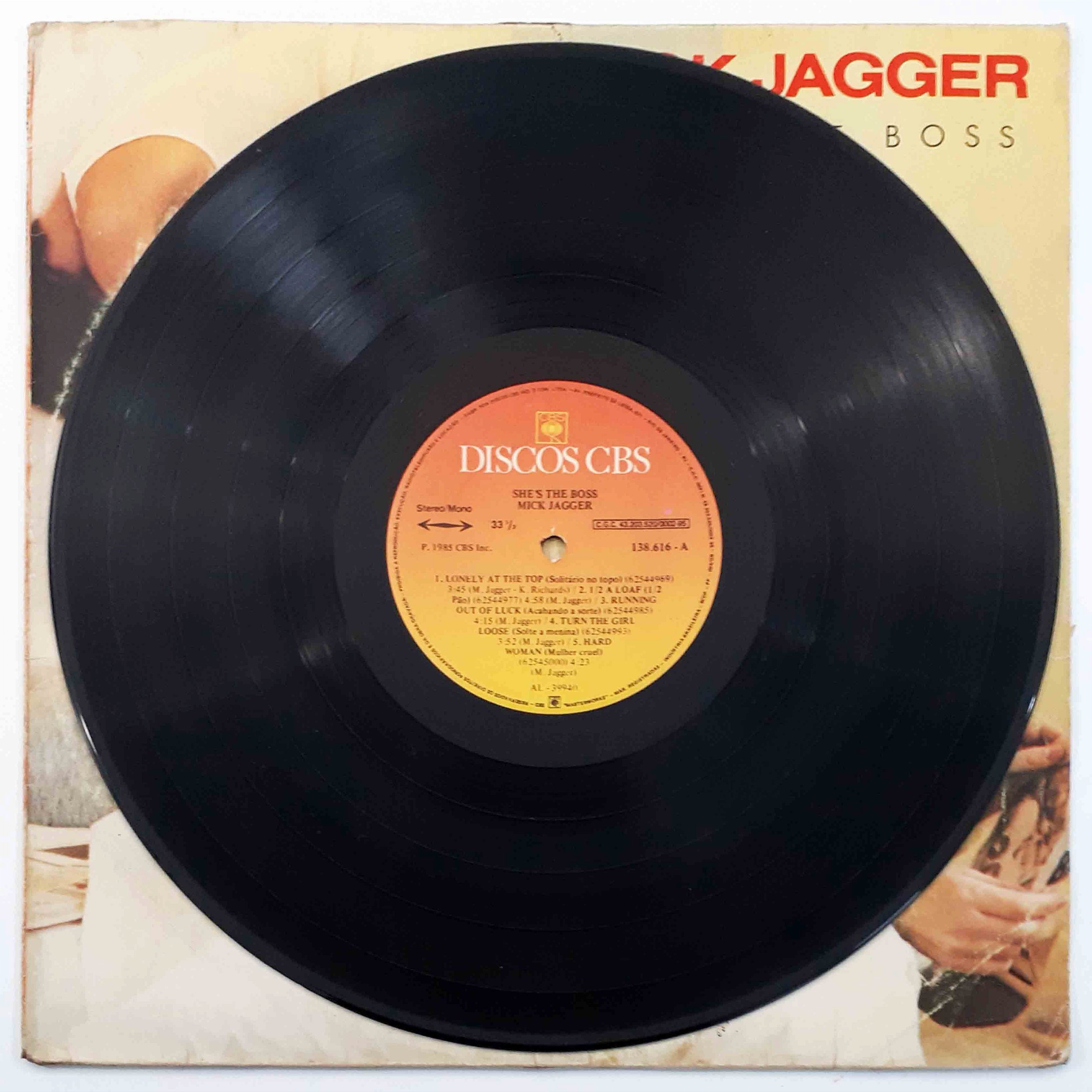 LP Mick Jagger - She's the Boss - Disco de Vinil 1985 - Hm - Sua loja ...