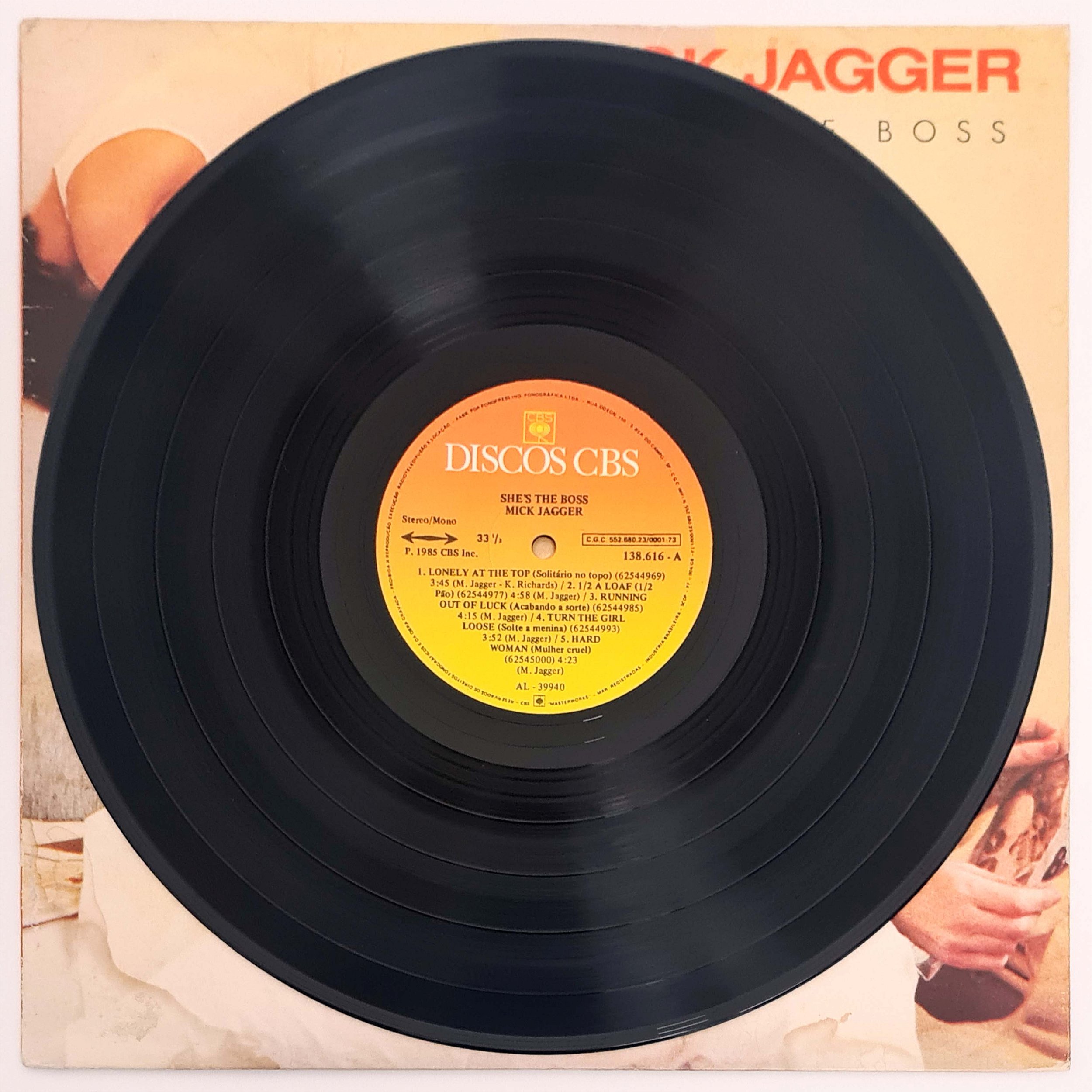 LP Mick Jagger She's the Boss Disco Vinil 1985 Encarte - Hm - Sua loja ...