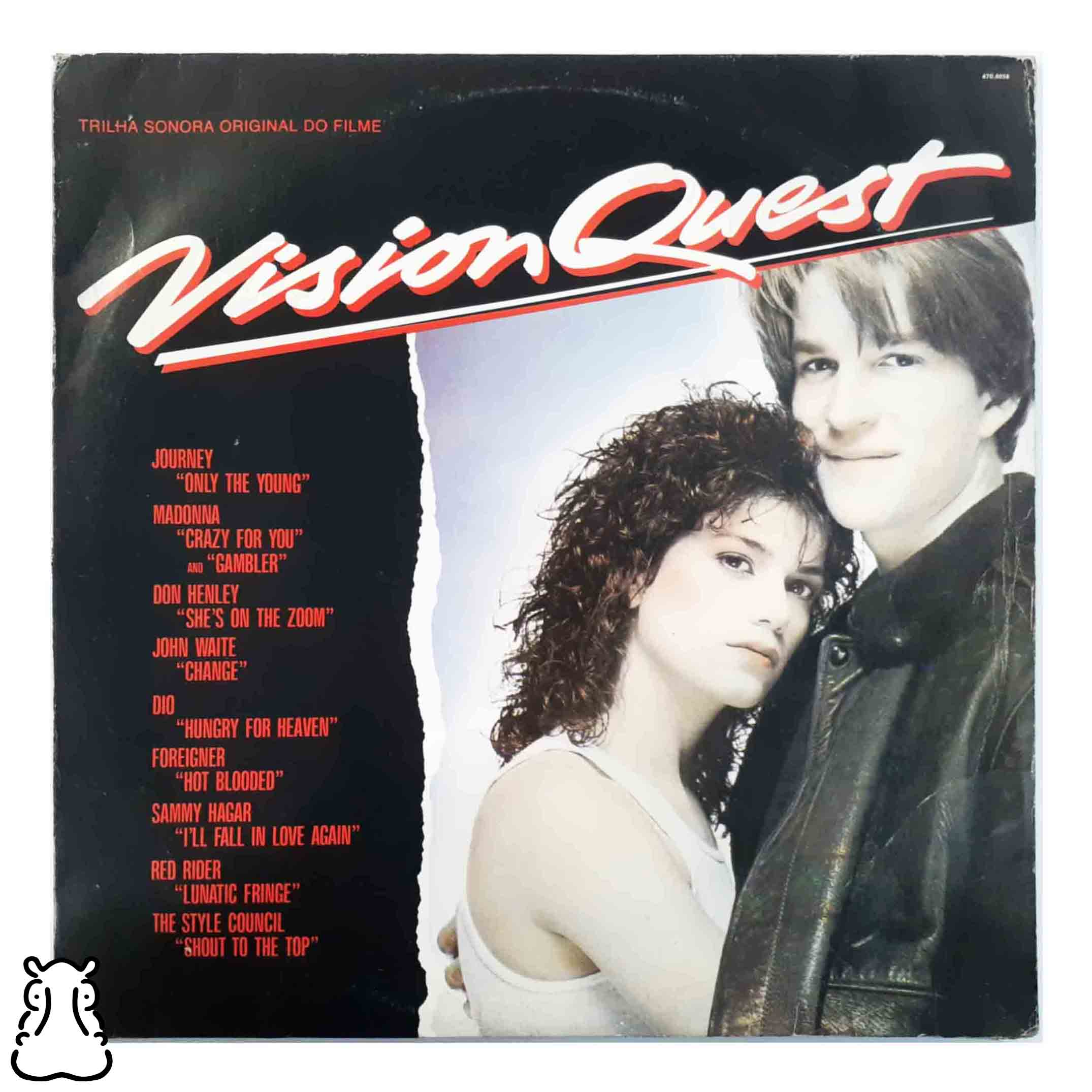 LP Trilha Filme Vision Quest Em Busca da Vitória Vinil - Hm - Sua