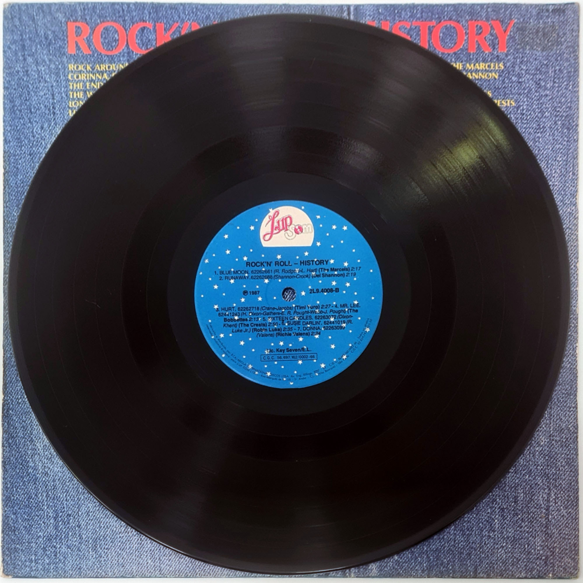 Vinil Rok LP Rock 'n' Roll History Disco de Vinil Coletânea 1987 - Hm - Sua loja ...