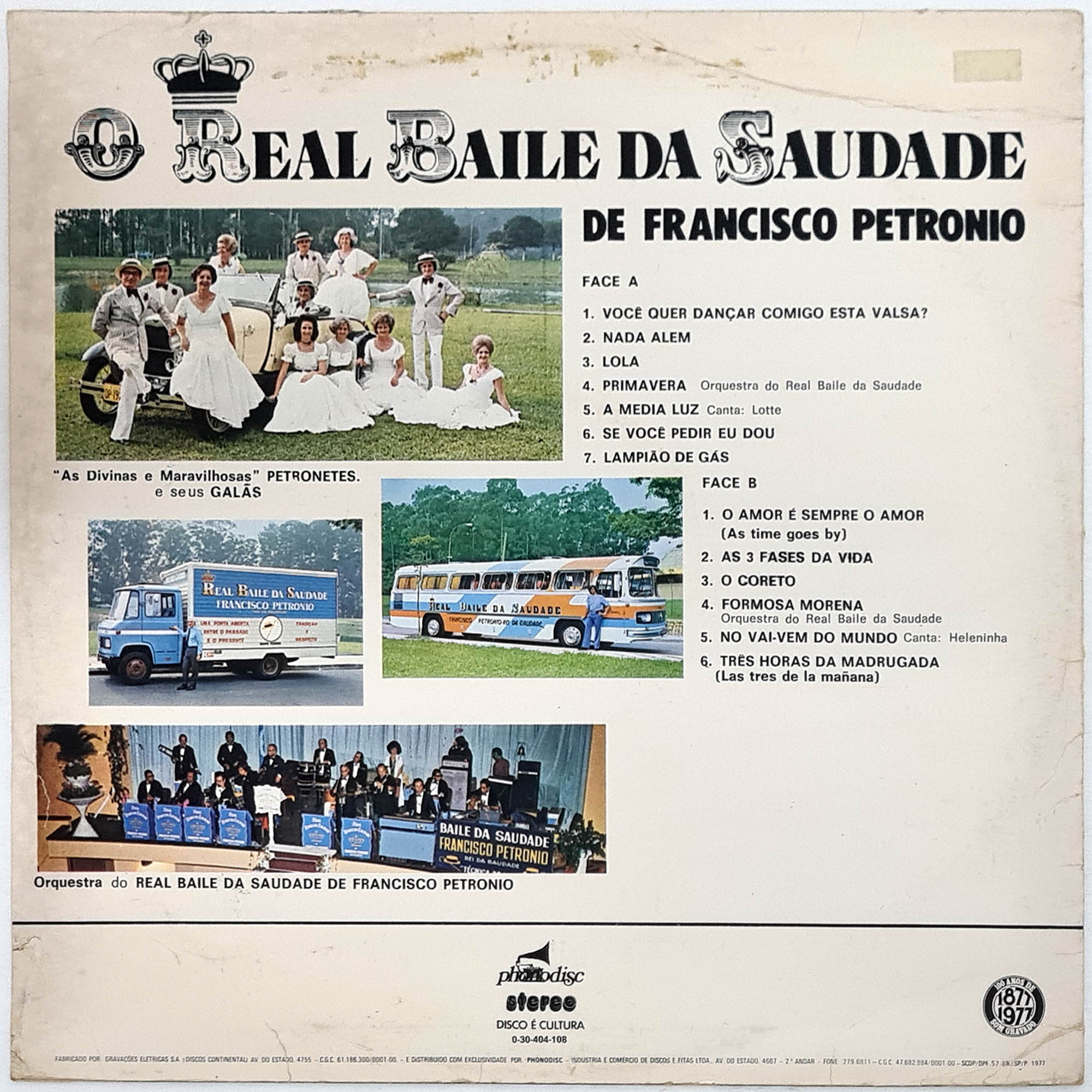 LP Francisco Petrônio -Real Baile Da Saudade Vinil 1977 - Hm - Sua loja ...