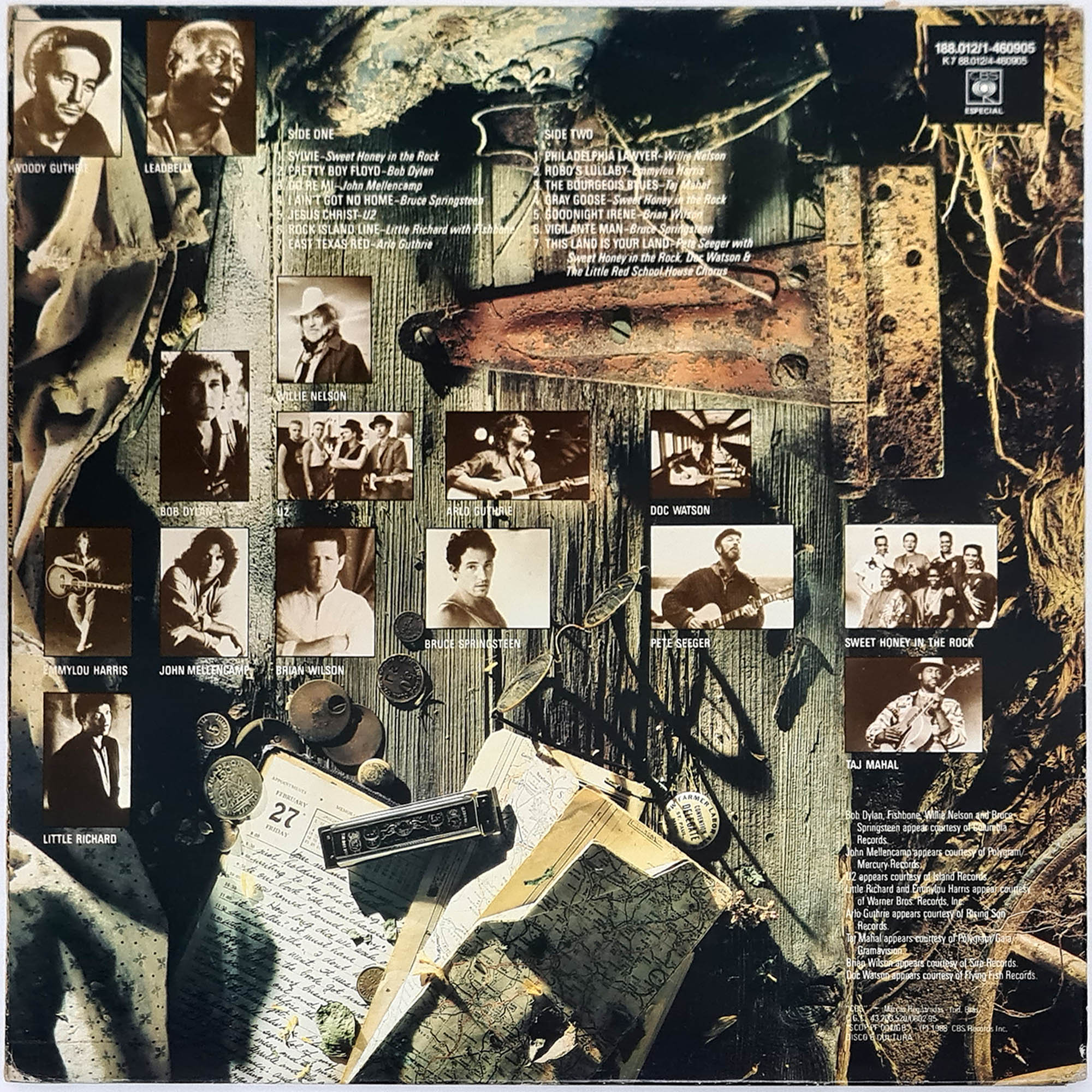 LP Folkways - A Tribute To Woody Guthrie And Leadbelly - Hm - Sua loja ...