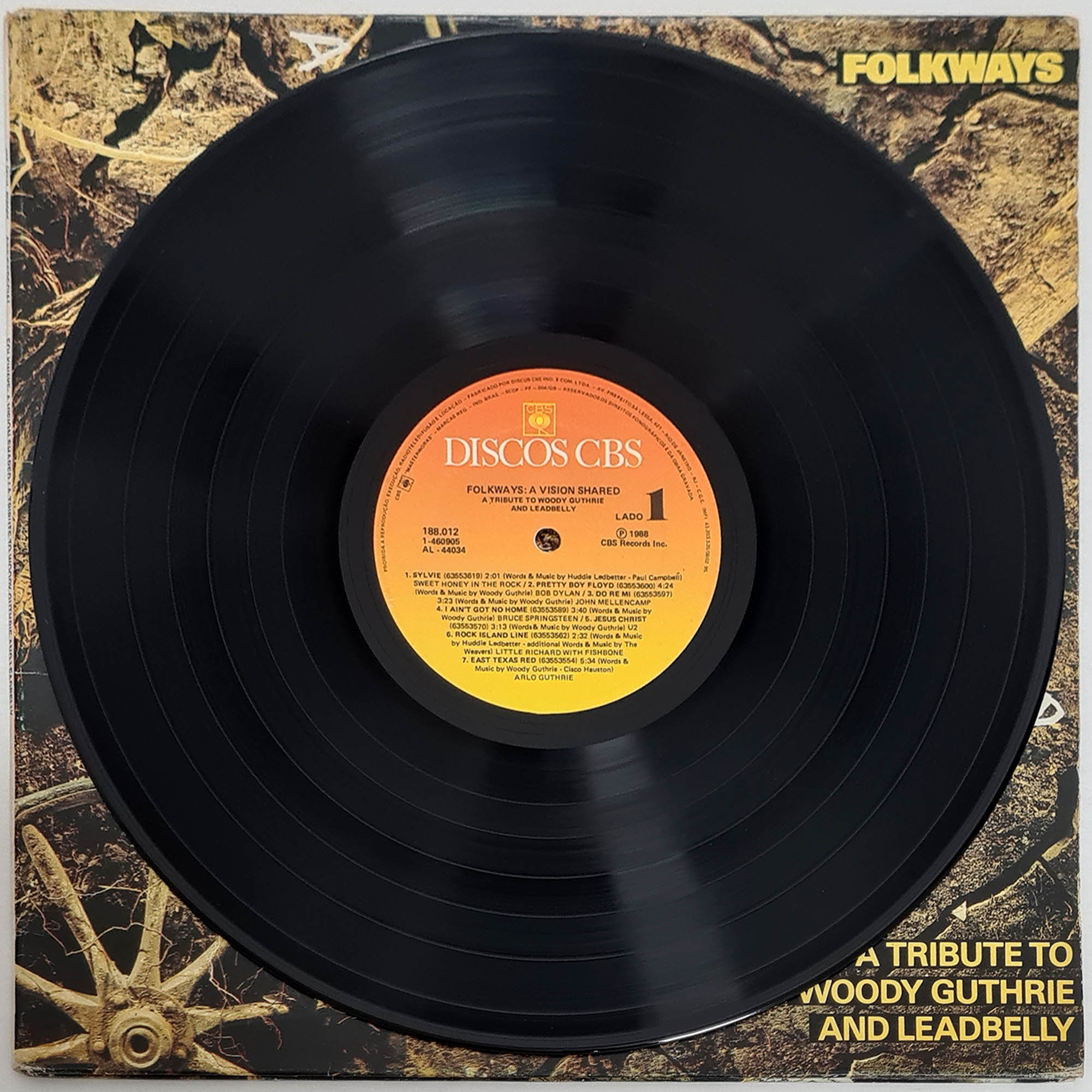 LP Folkways - A Tribute To Woody Guthrie And Leadbelly - Hm - Sua loja ...