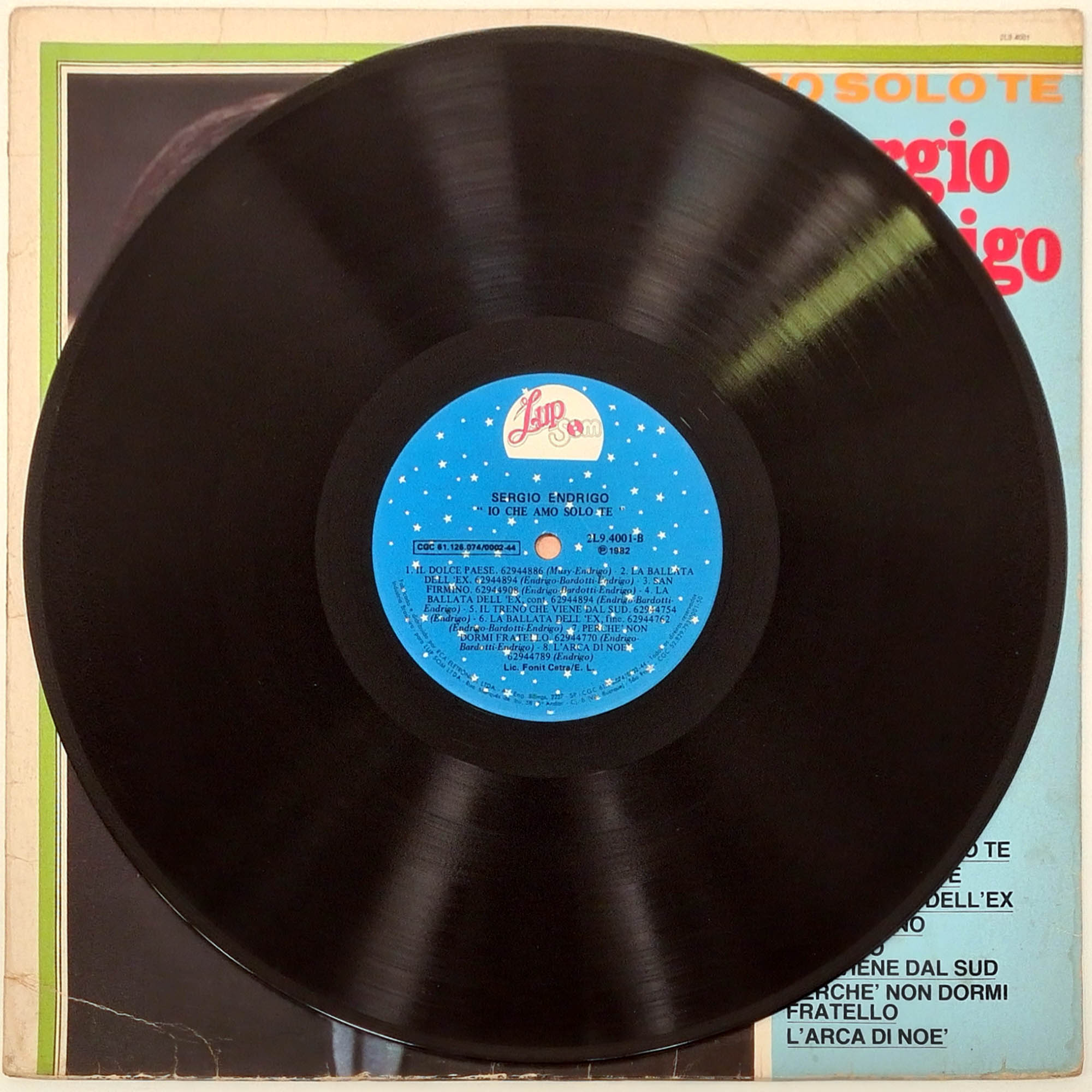 LP Sergio Endrigo - Io Che Amo Solo Te Disco Vinil 1982 - Hm - Sua loja ...