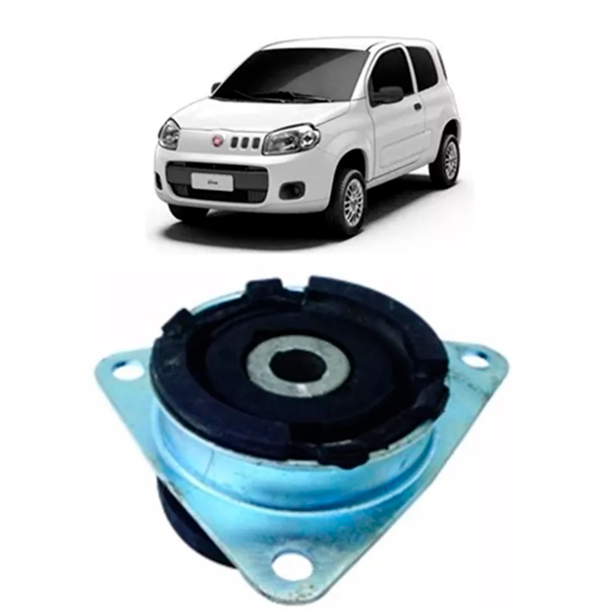 Coxim Motor Esquerdo Uno Vivace Fiorino Palio Idea Siena - Leed Peças ...