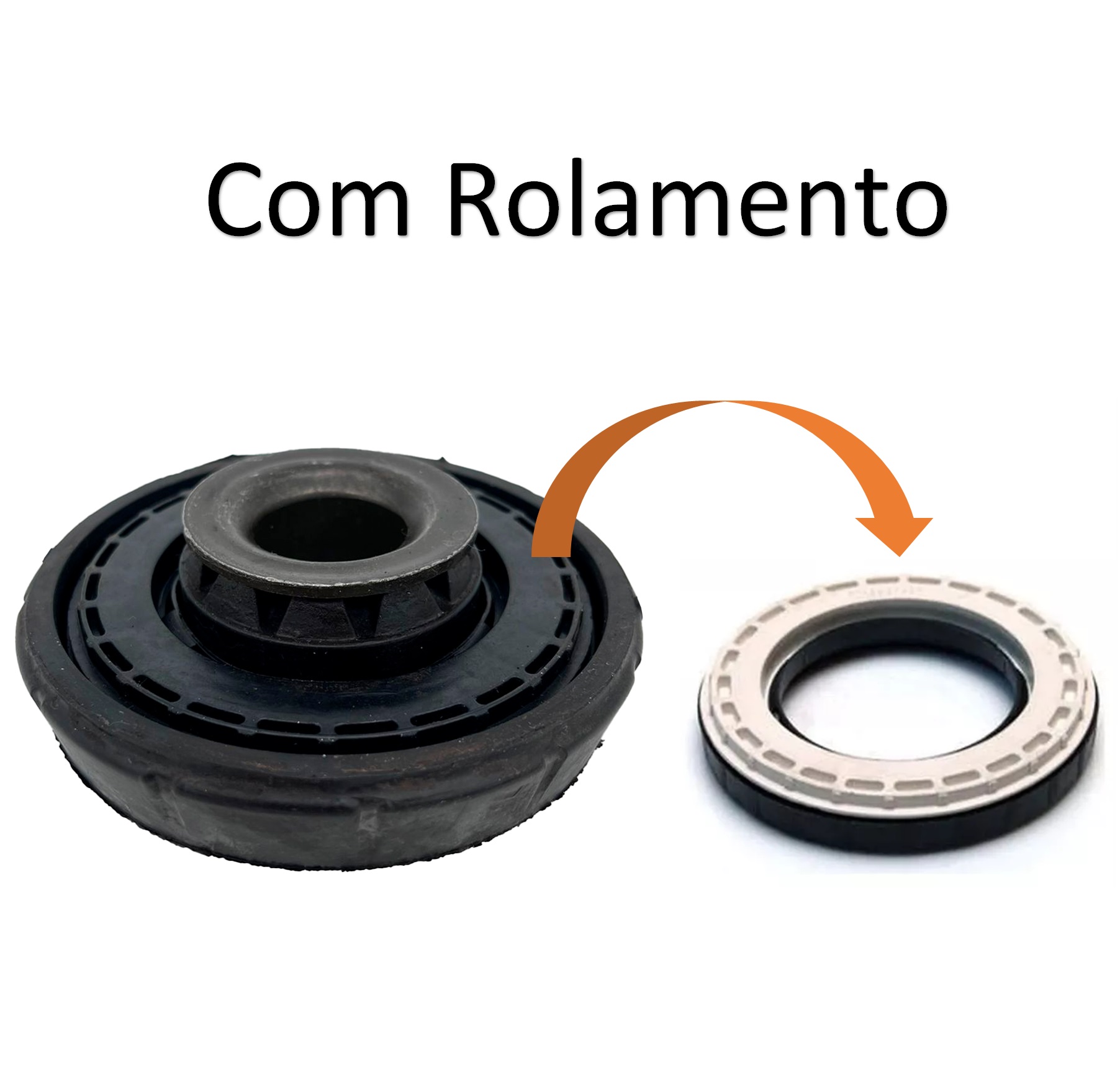 Rolamento Coxim Amortecedor Dianteiro Cruze 2011 2012 2013 2014 2015 ...