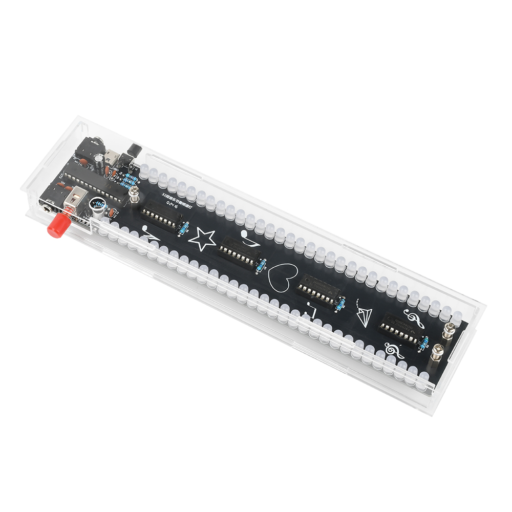 Módulo de Luz de Ritmo Musical 32 Segmentos – Kit Eletrônico DIY com ...