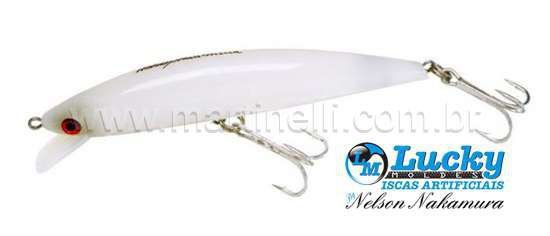 Borboleta Lele Subsurface Twitch Bait - 2.75 Inch, 3/8 Oz, Pearl Red/White, For Peacock Bass & Inshore Saltwater - View #7