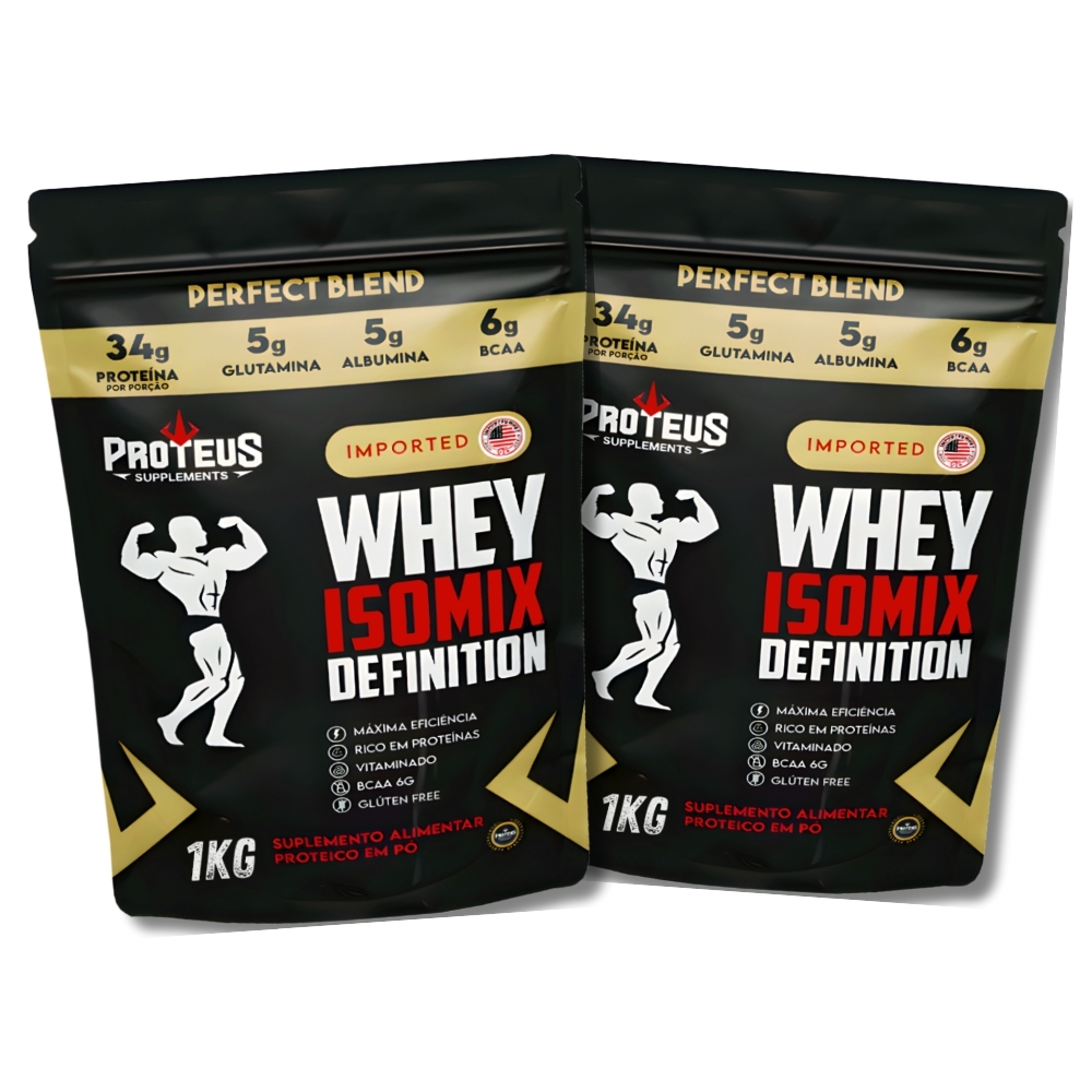 2x Whey Protein Isolate Protein Mix Black Series 34g de Proteína